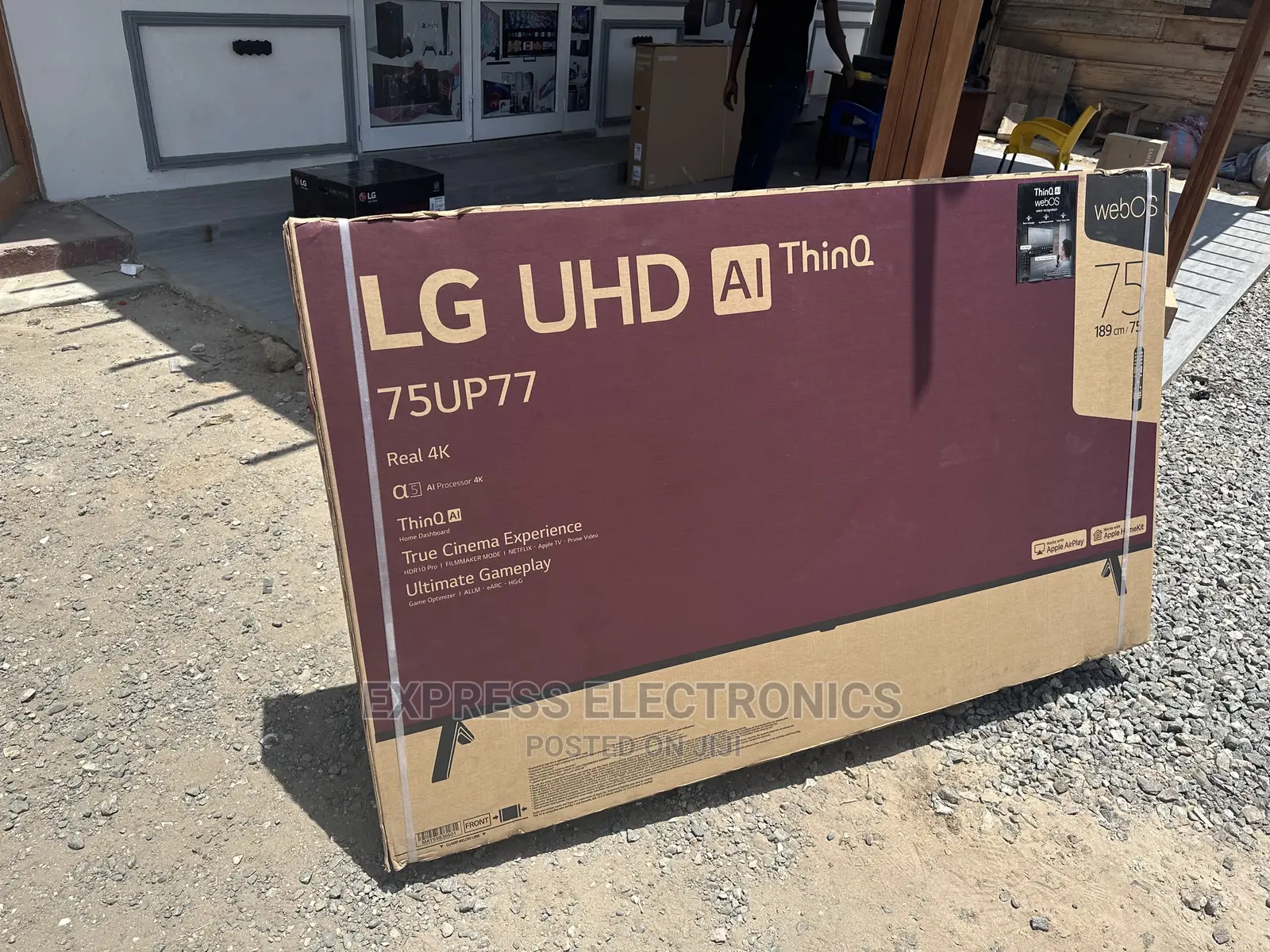75UP7750 LG Smart UHD Clear Glossy Display + Home Theater
