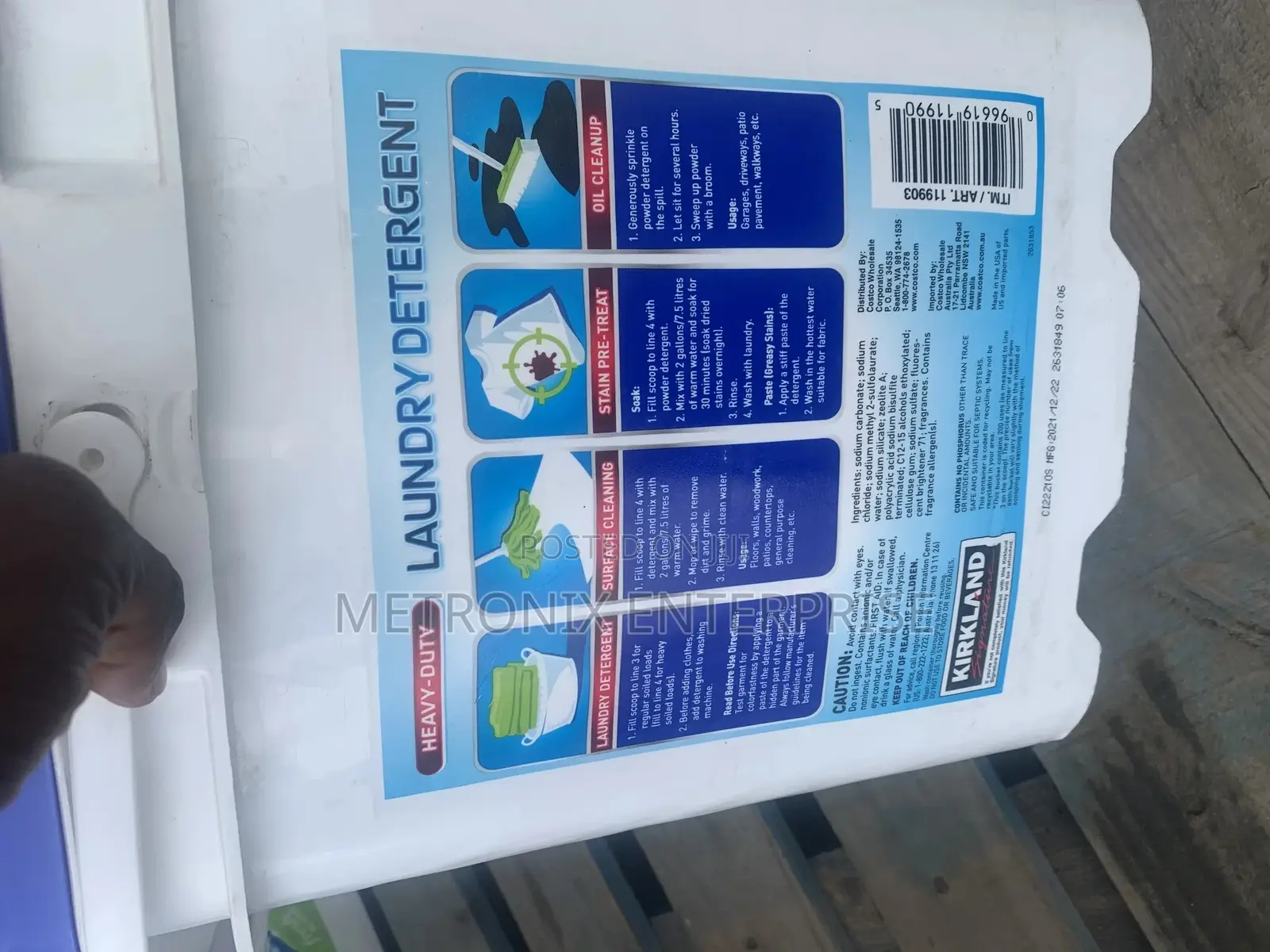 Laundry Detergent, Heavy Duty 12.7kg