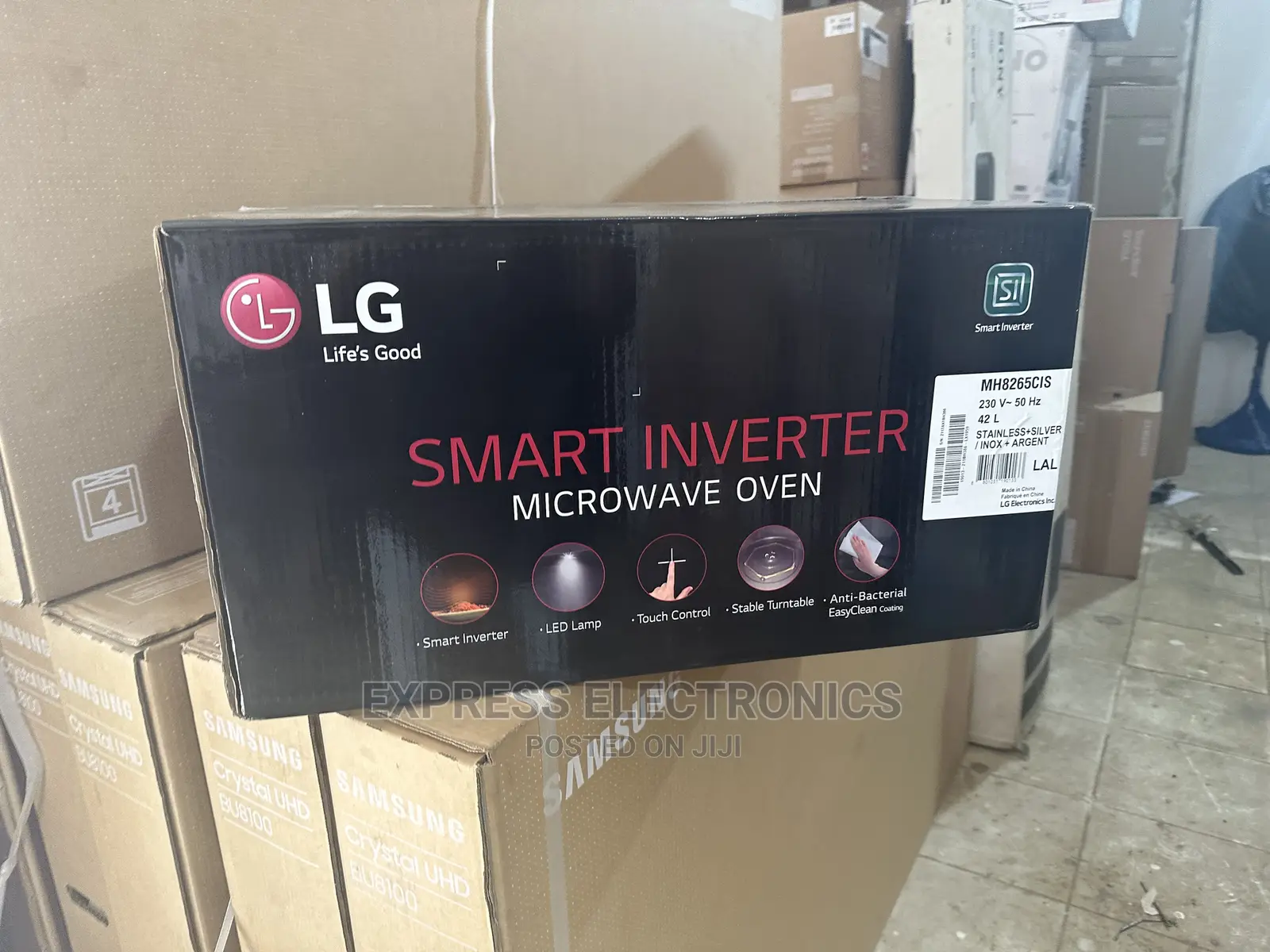 MH8265CIS LG Stable Cooking Inverter Cook Microwave Oven