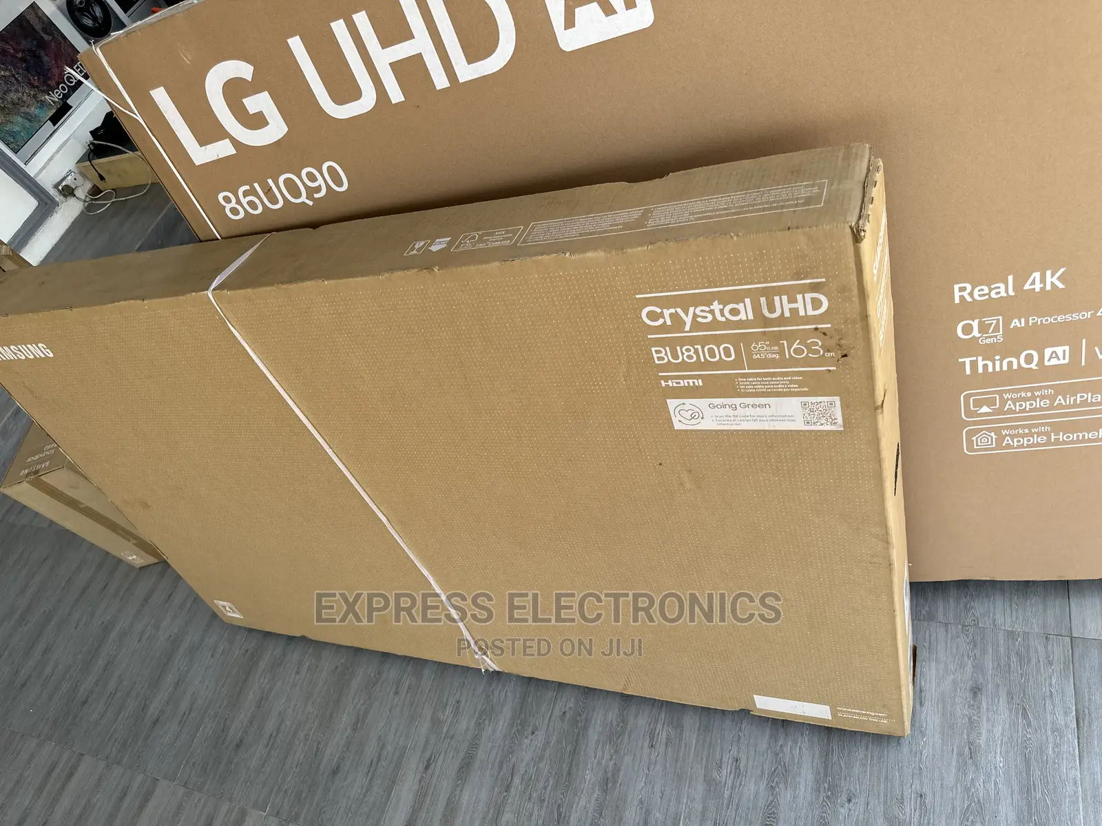 Crisp View on Samsung 65” Crystal UHD Smart Series 8 TV
