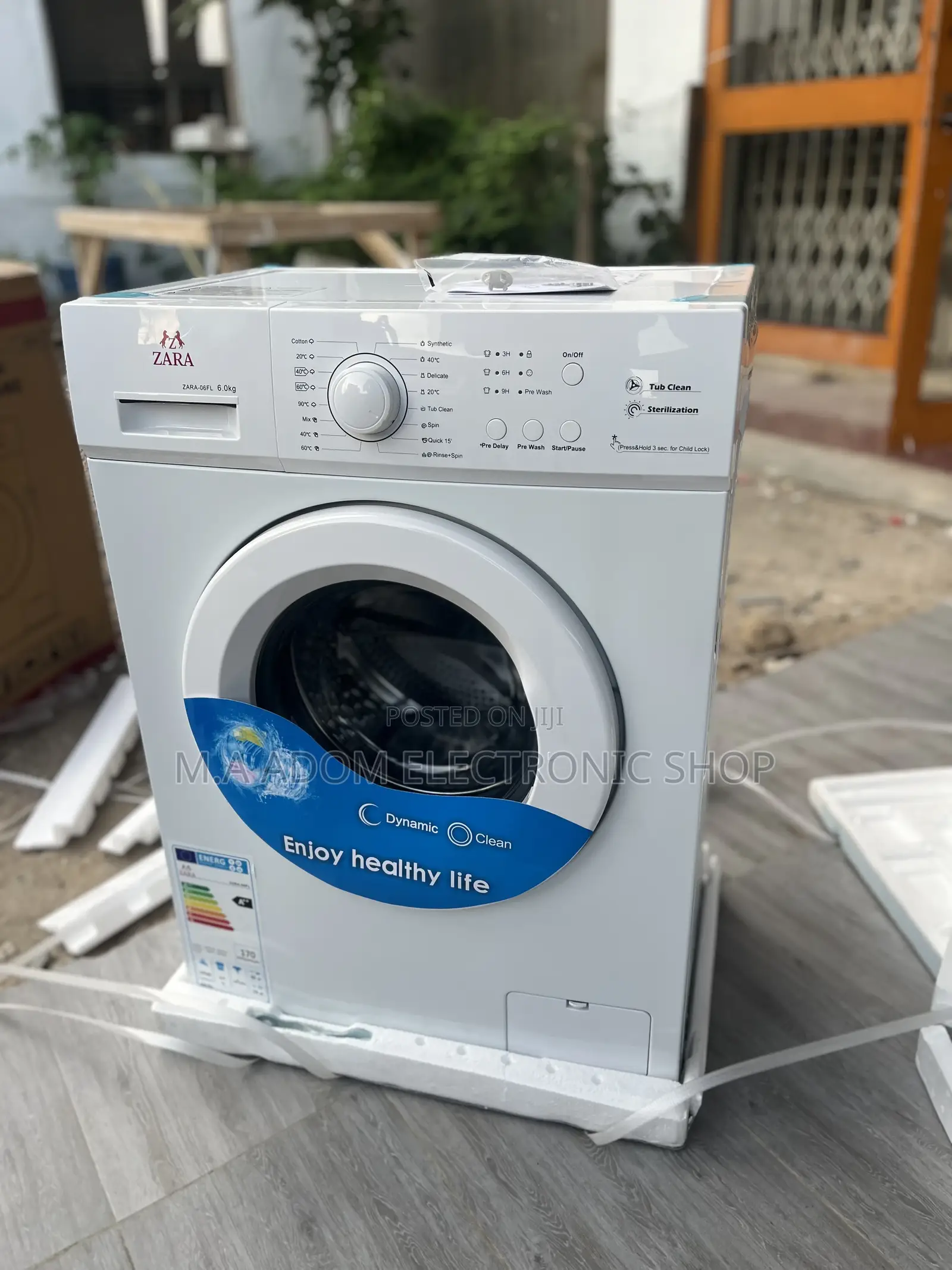 Make Your Washing Very Simple With the Zara 6kg Front Loader