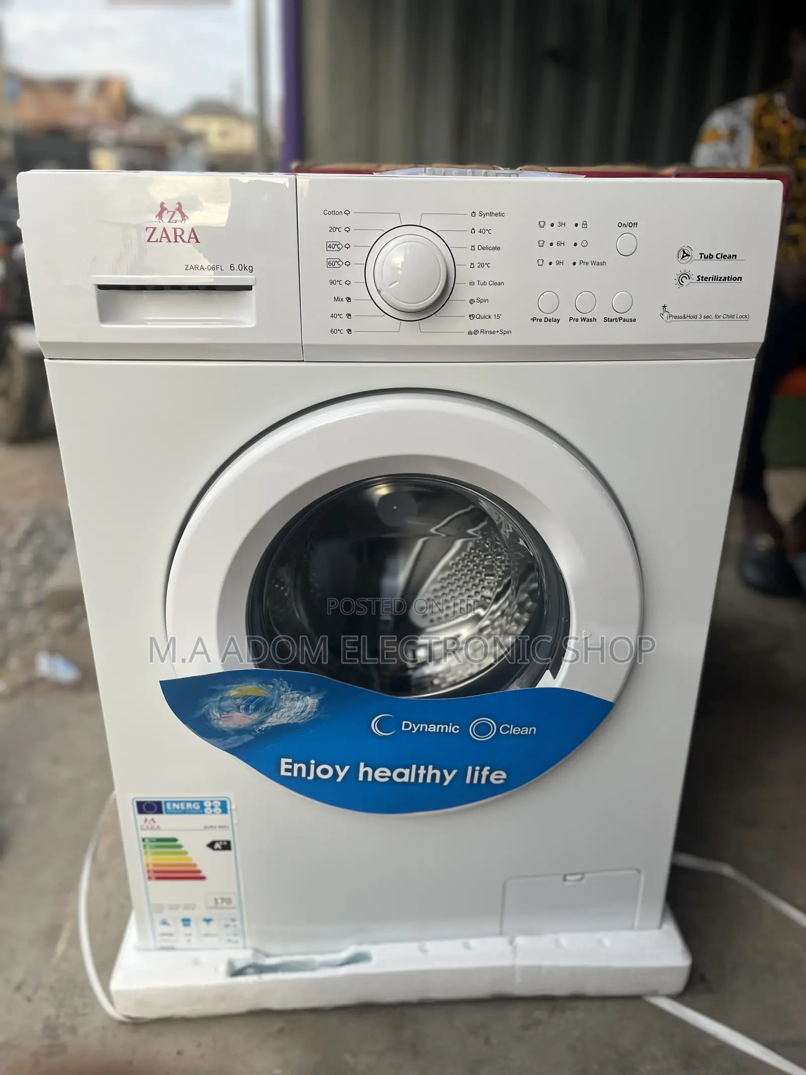 Very Easy to Install in Your Kitchen ZARA 6kg Front Load