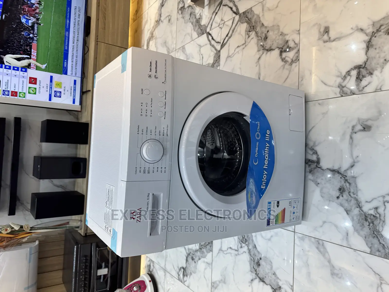Laundry Machine Zara Front Load White 6kg