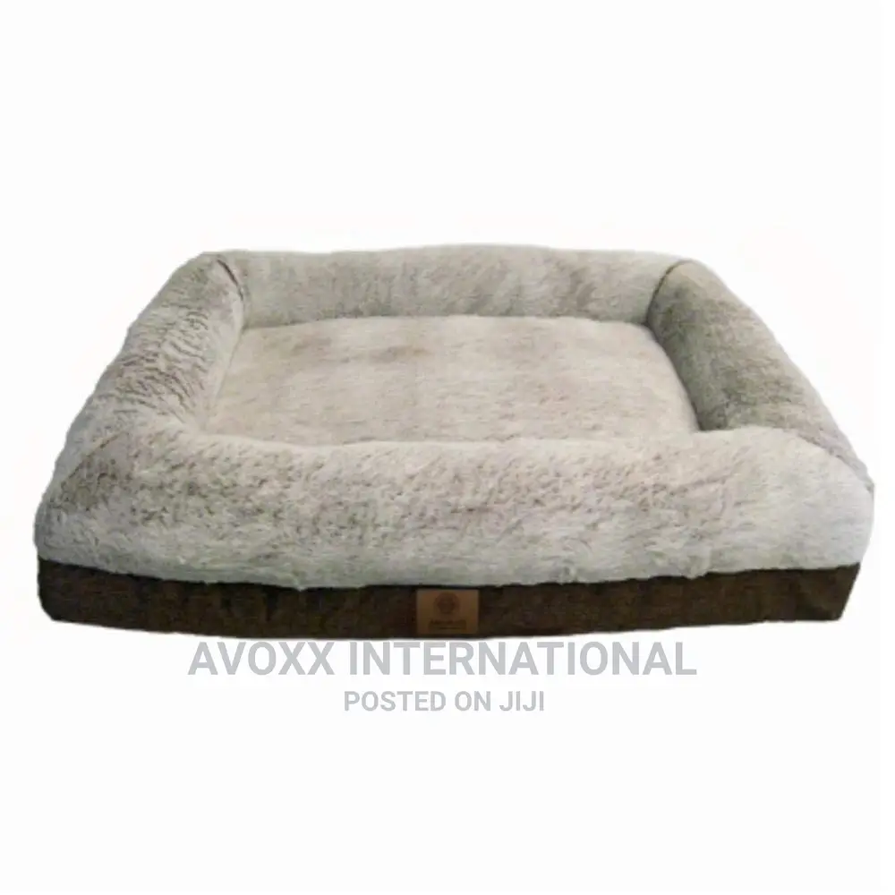 Mark Small Bolster Pet Bed, 23" X 18" Fluffy Pet