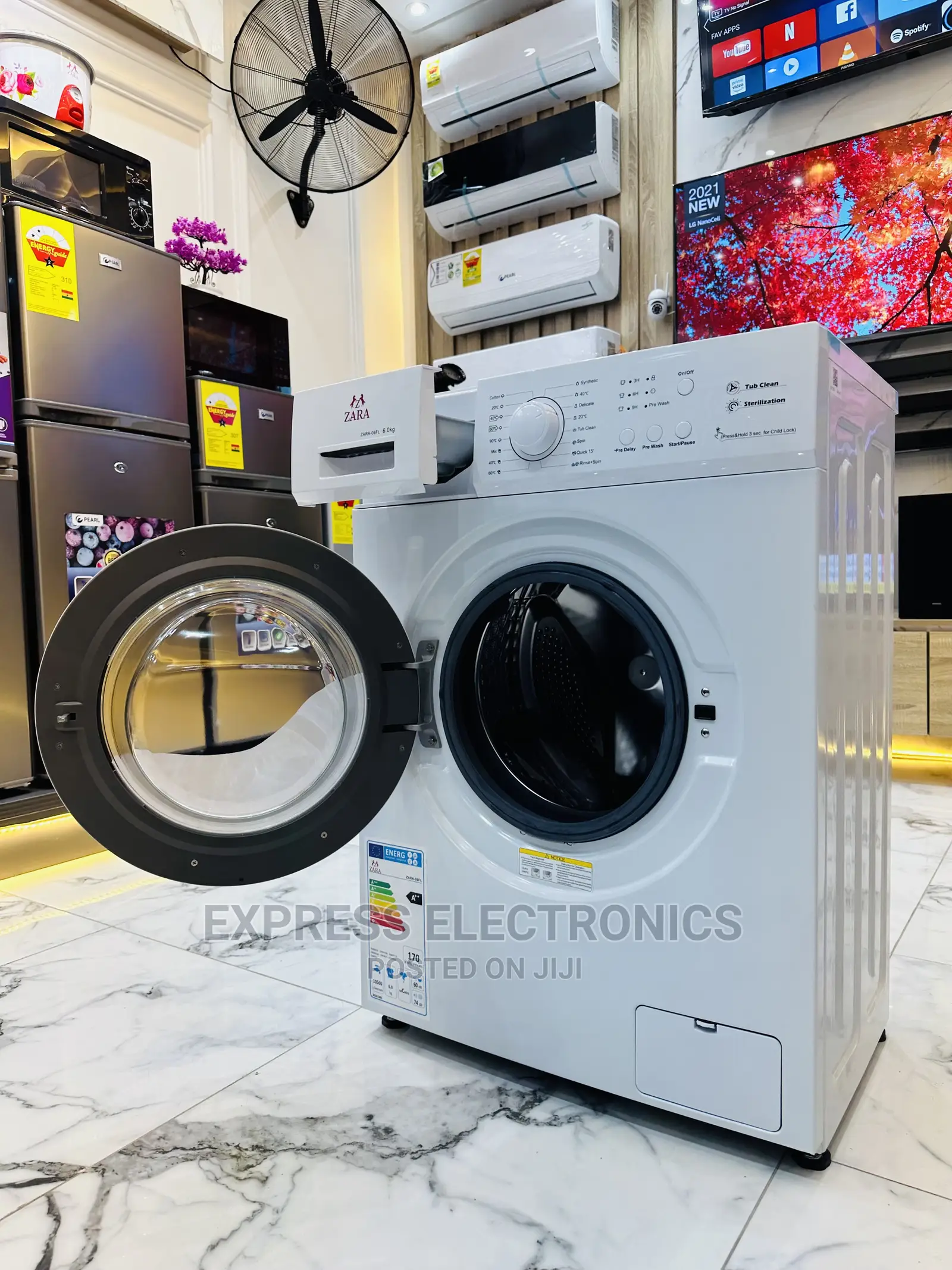 Tub Clean Pre Delay 6kg Zara Full Auto Washing Machine