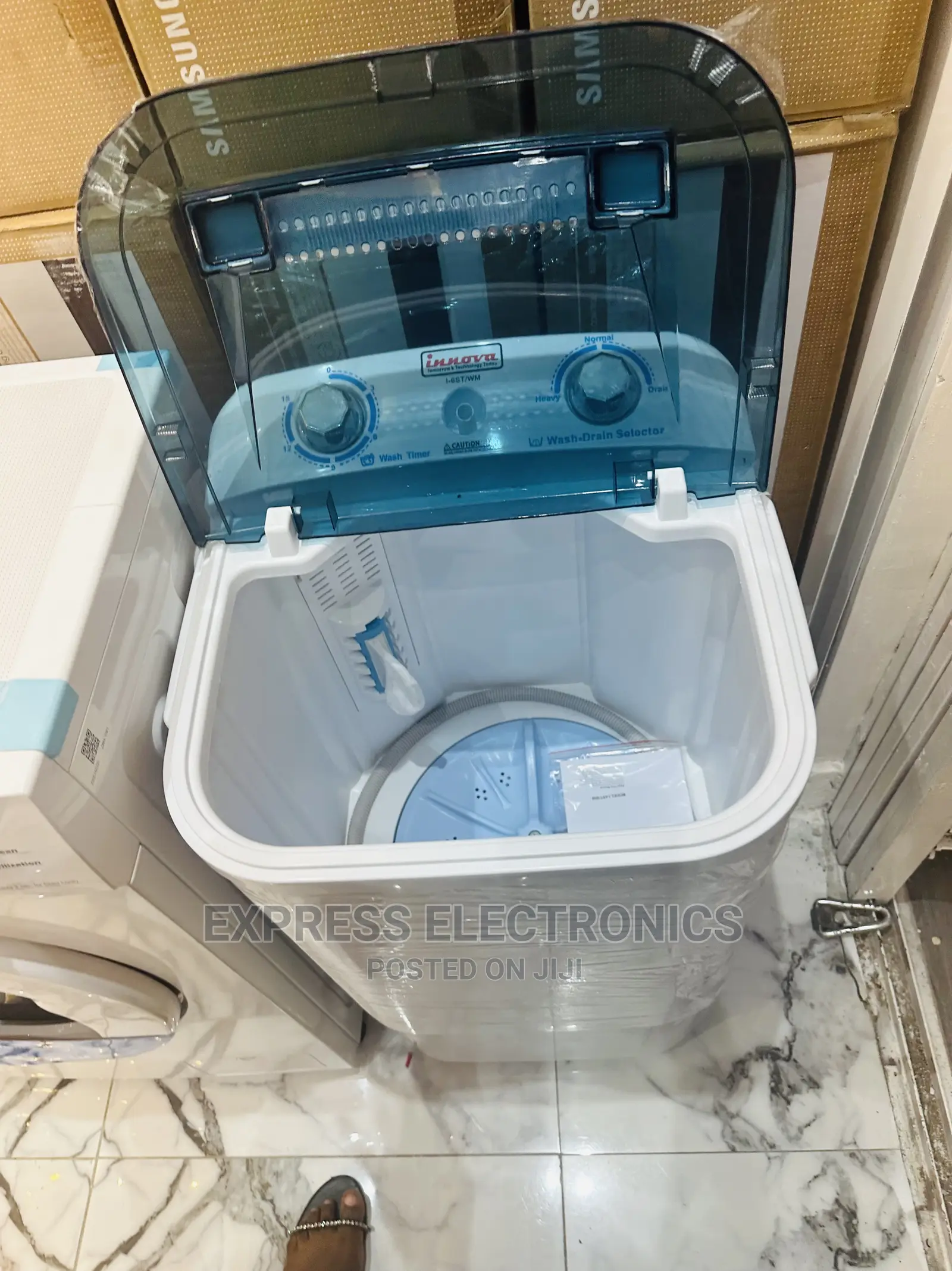 Sturdy Body Design Innova 6kg Washing Machine White