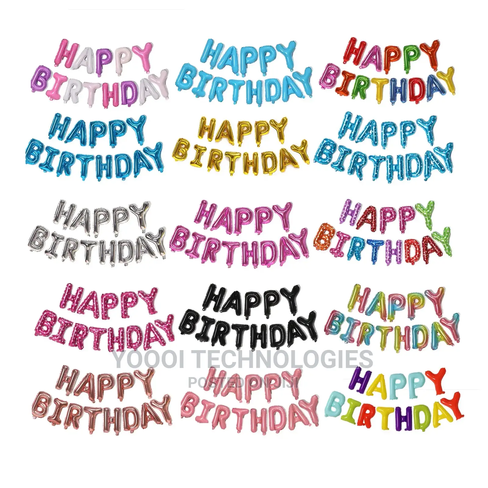 Happy Birthday Foil Balloon