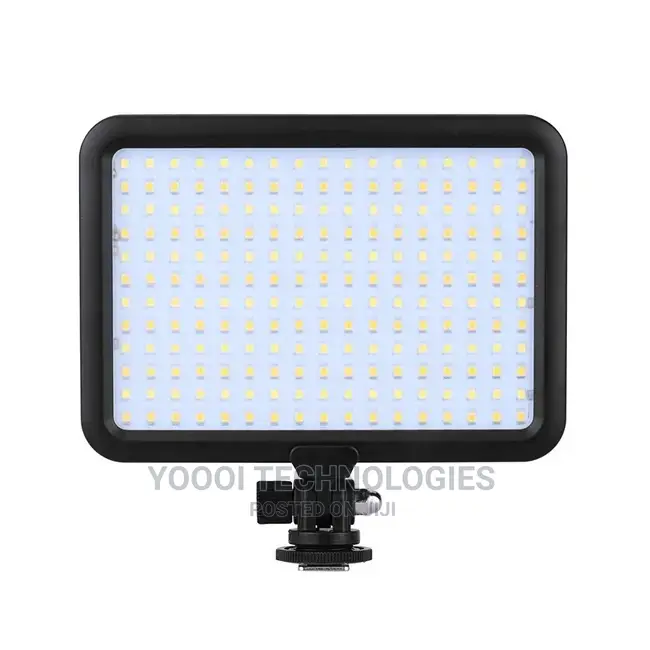 Triopo Bi Color Camera Top Led Light With Battery Charger