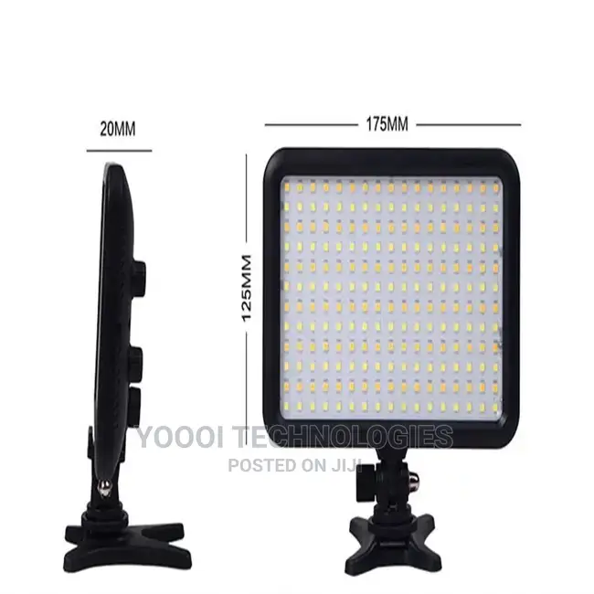 Triopo Bi Color Camera Top Led Light With Battery Charger