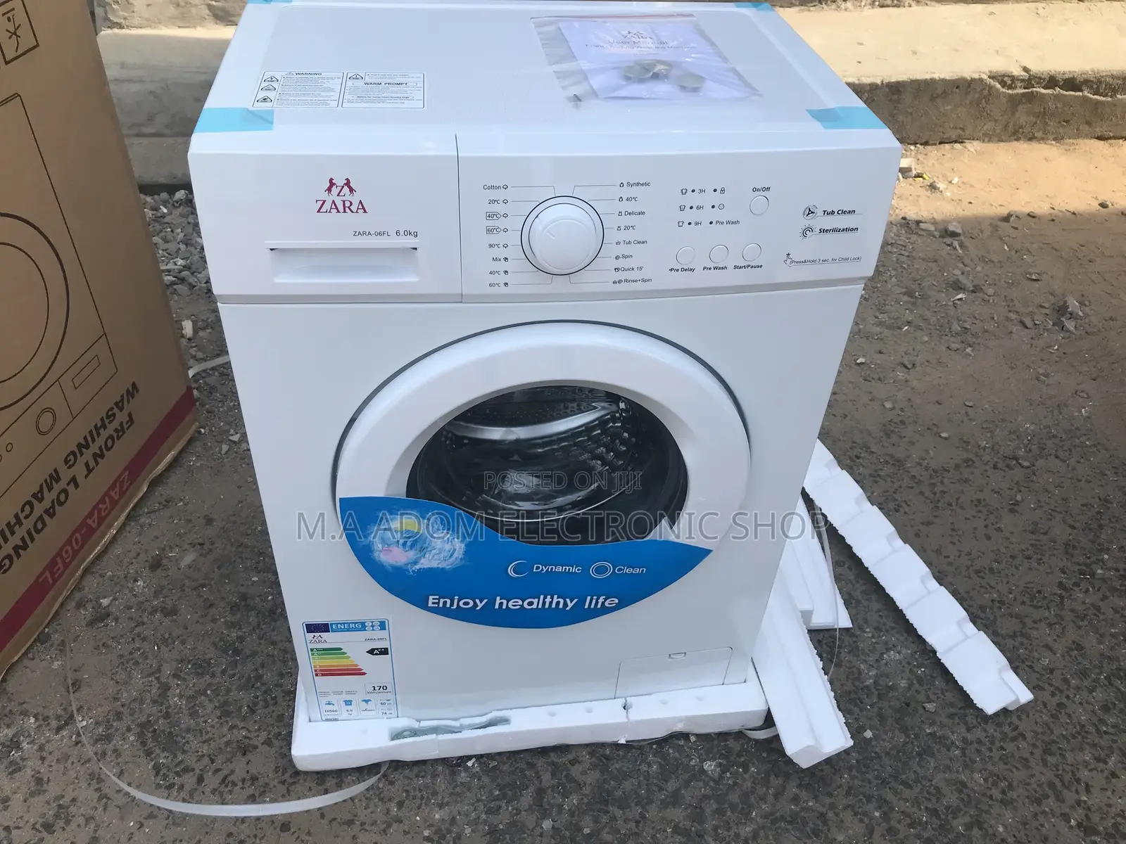 Original Zara Washing Machine 6KG Full Automatic Front Load