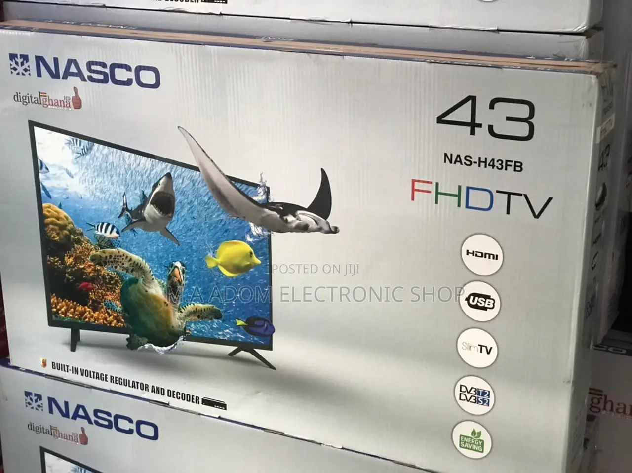 Nasco 43inch Digital Satellite TV (NAS-B43FB)
