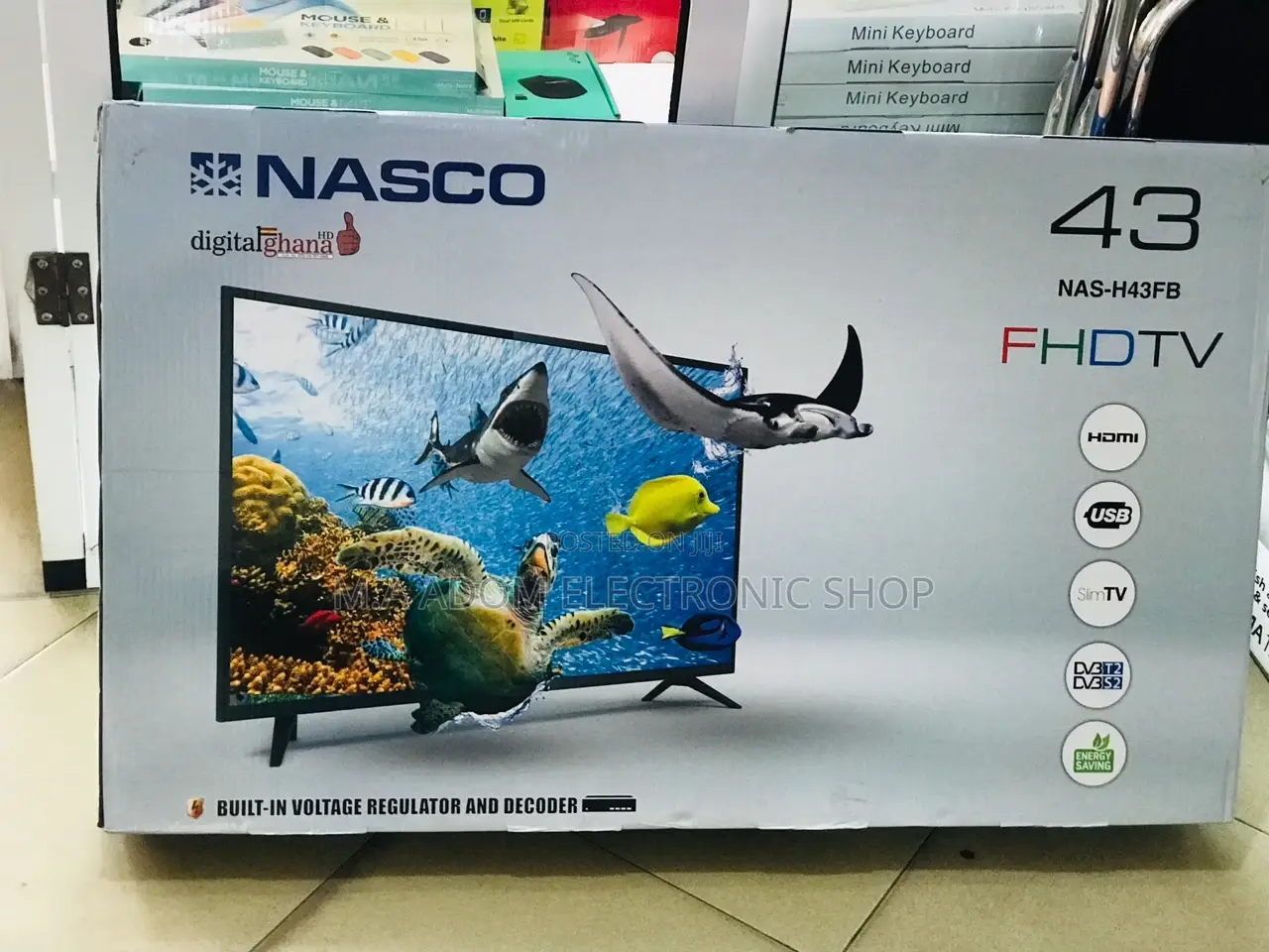 Nasco 43inch Digital Satellite TV (NAS-B43FB)