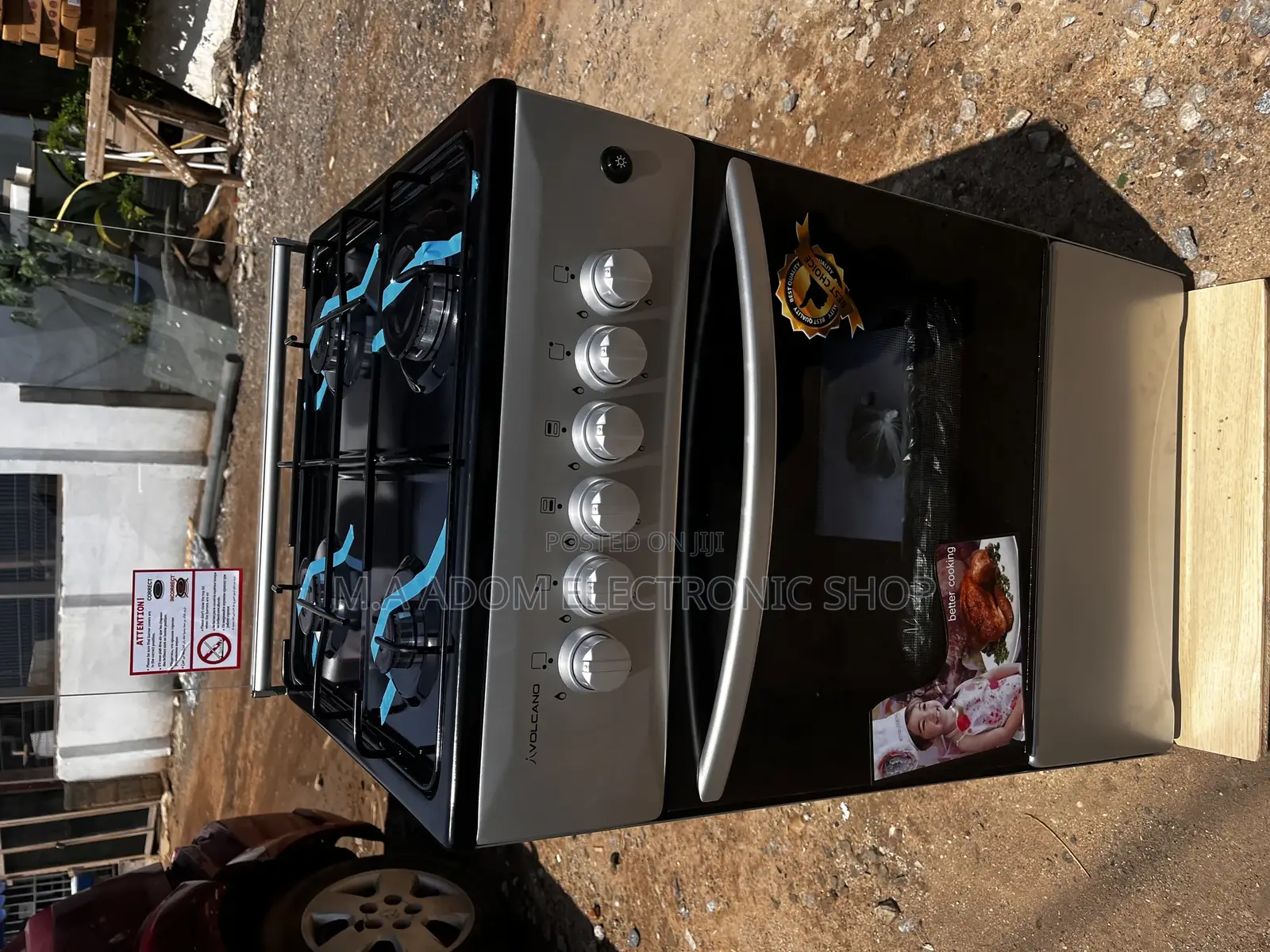 4 Burner Kitchen Range With Oven Grill