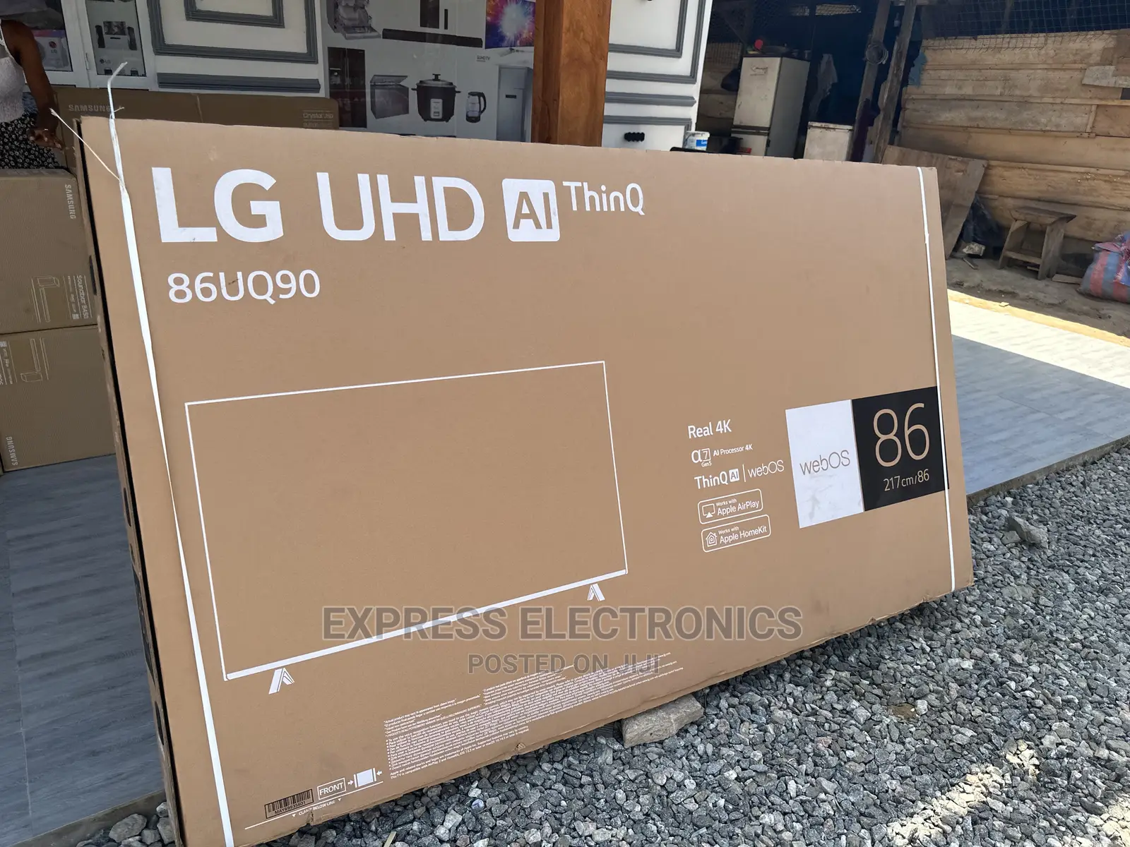 QU80 Series Smart Display Technology LG UHD Glossy 86” Tv