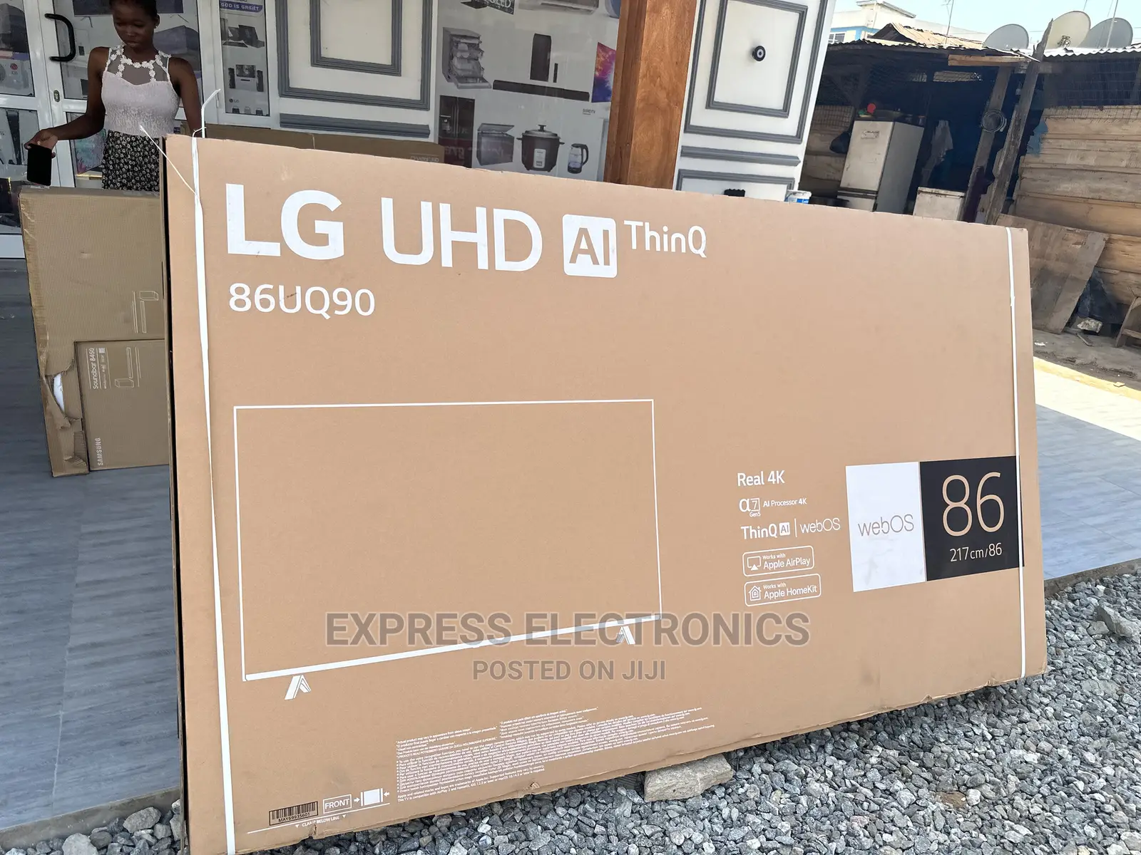 QU80 Series Smart Display Technology LG UHD Glossy 86” Tv