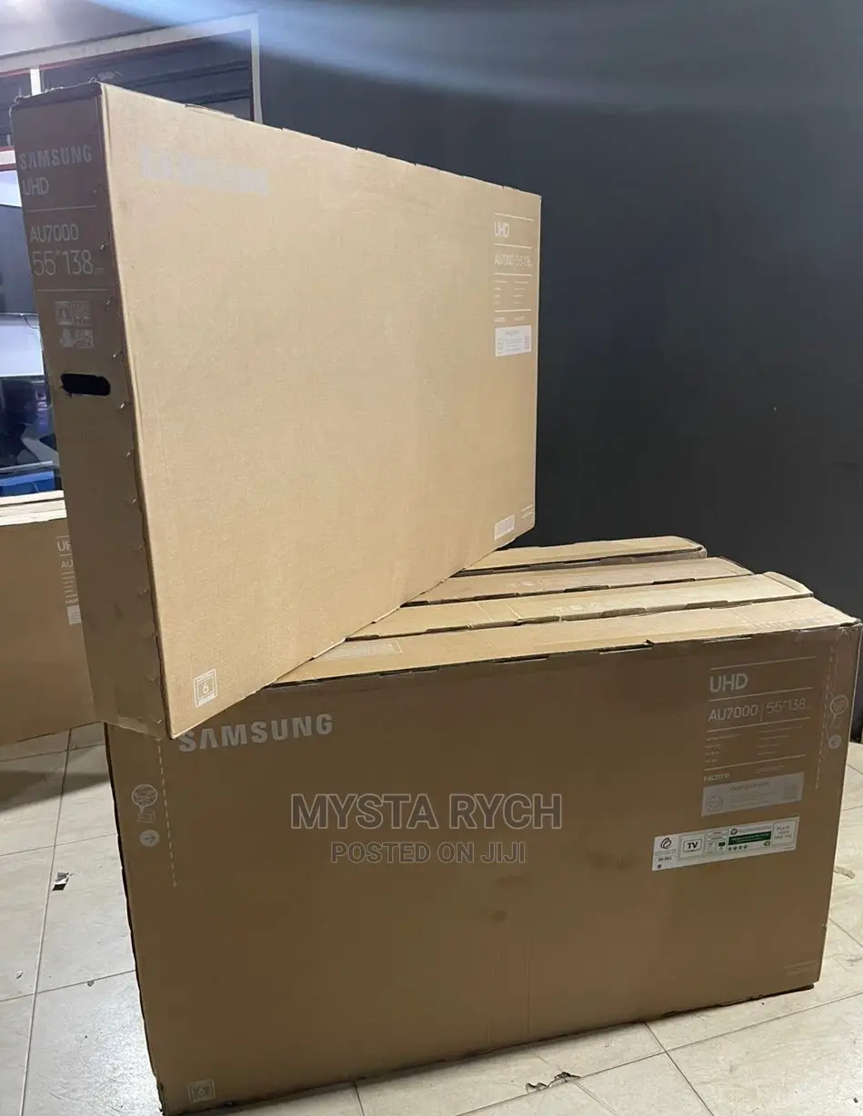 Samsung 55”AU7000 Crystal Uhd TVS-2021