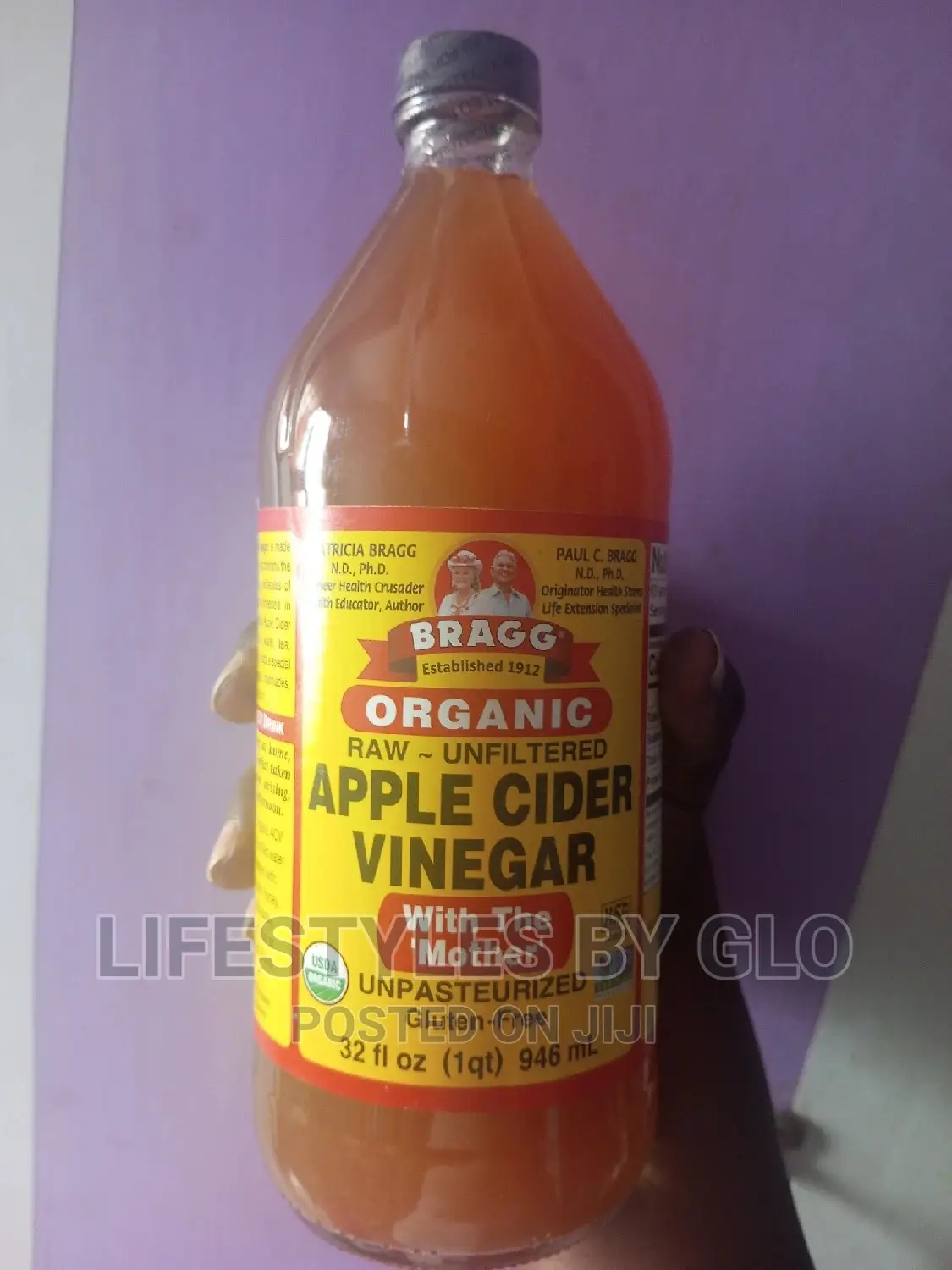 Bragg Organic Apple Cider Vinegar (With the "Mother) 473ml