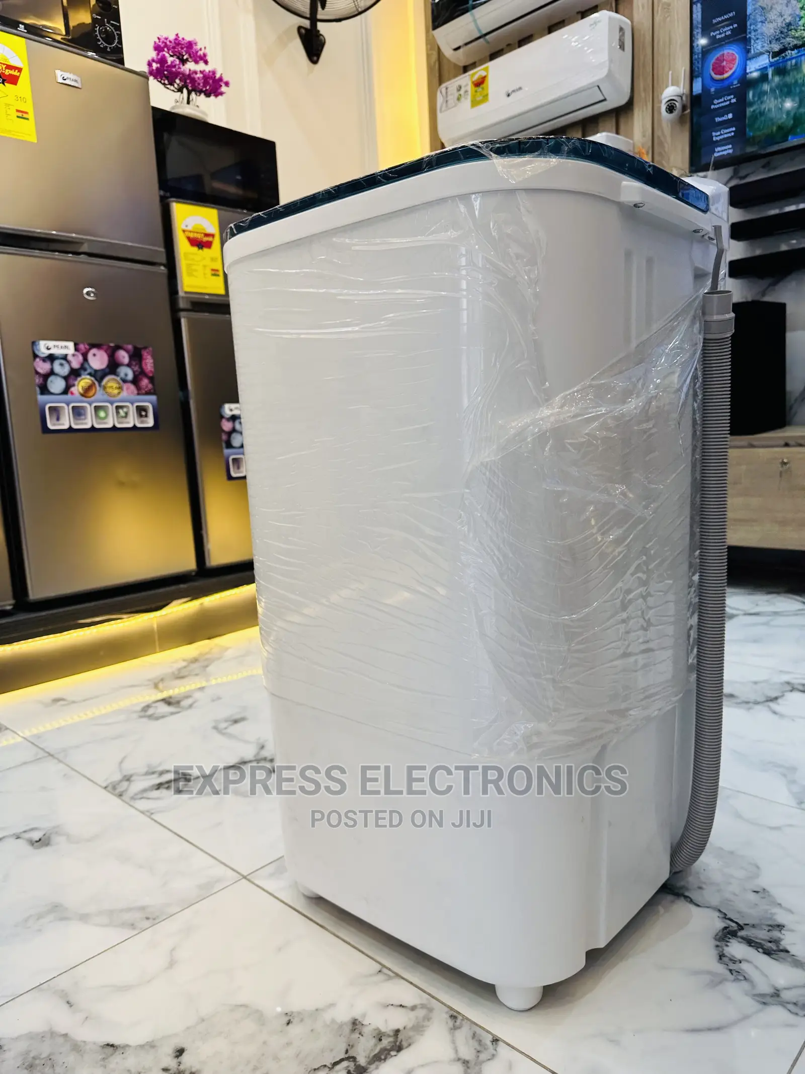 6kg White Washing Mac Innova Non Corrosive Aluminum Motor