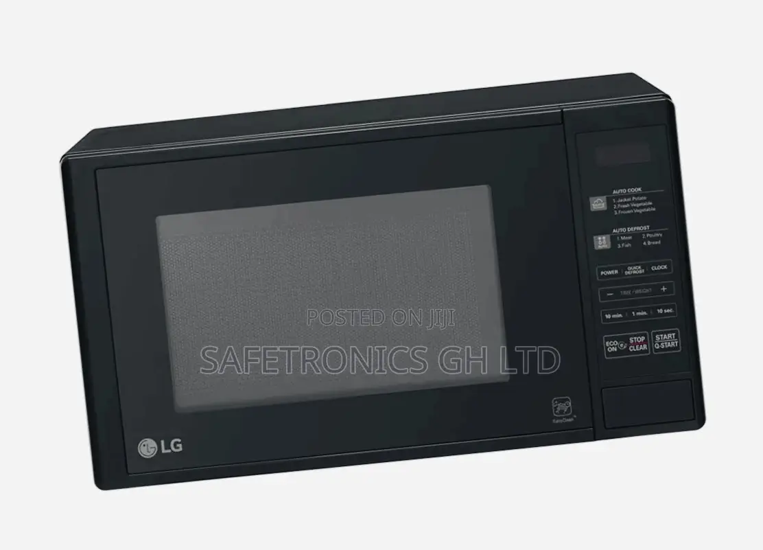 20L Black Microwave Oven