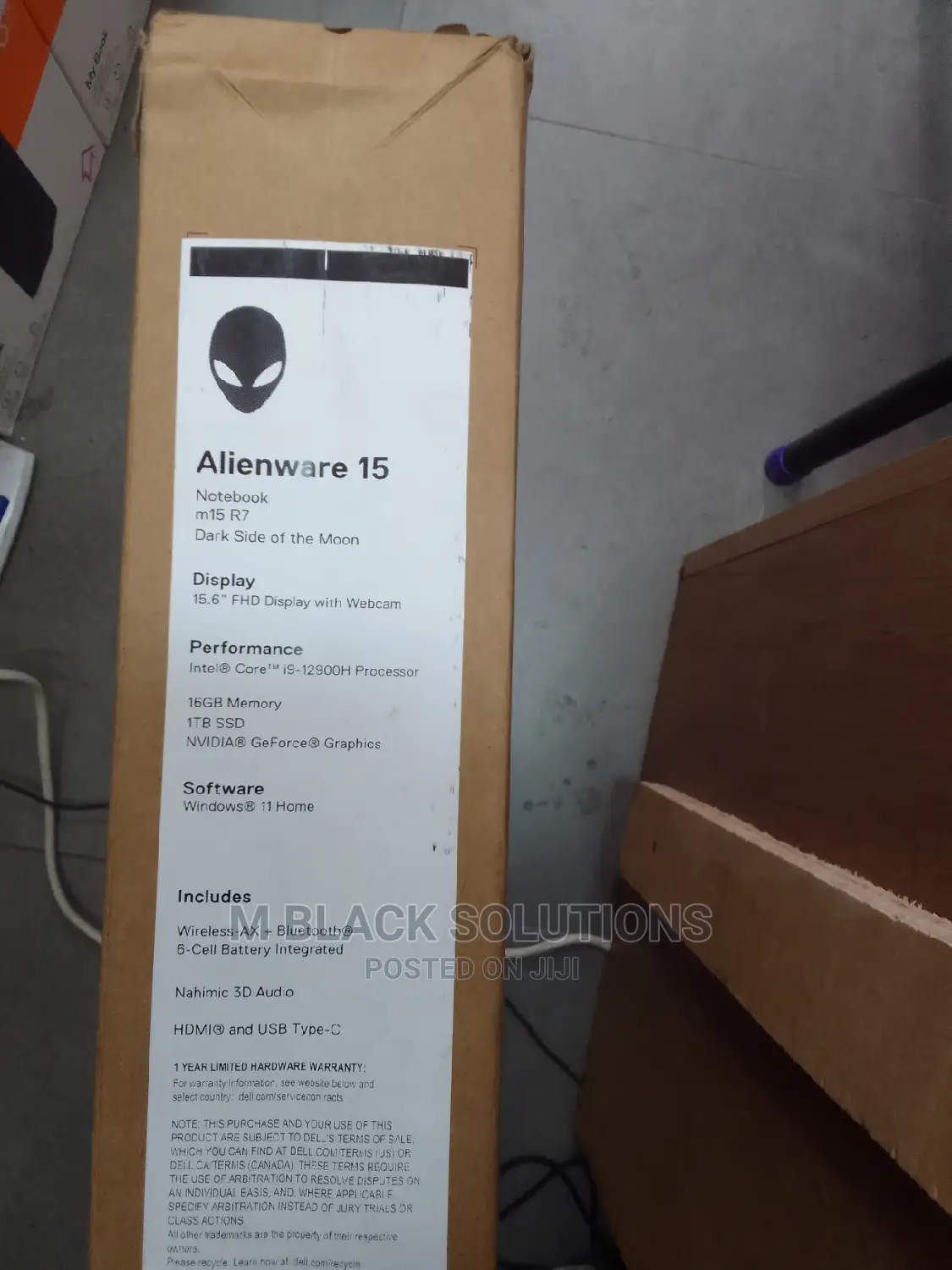 New Laptop Dell Alienware 15 16GB Intel Core I9 SSD 1T