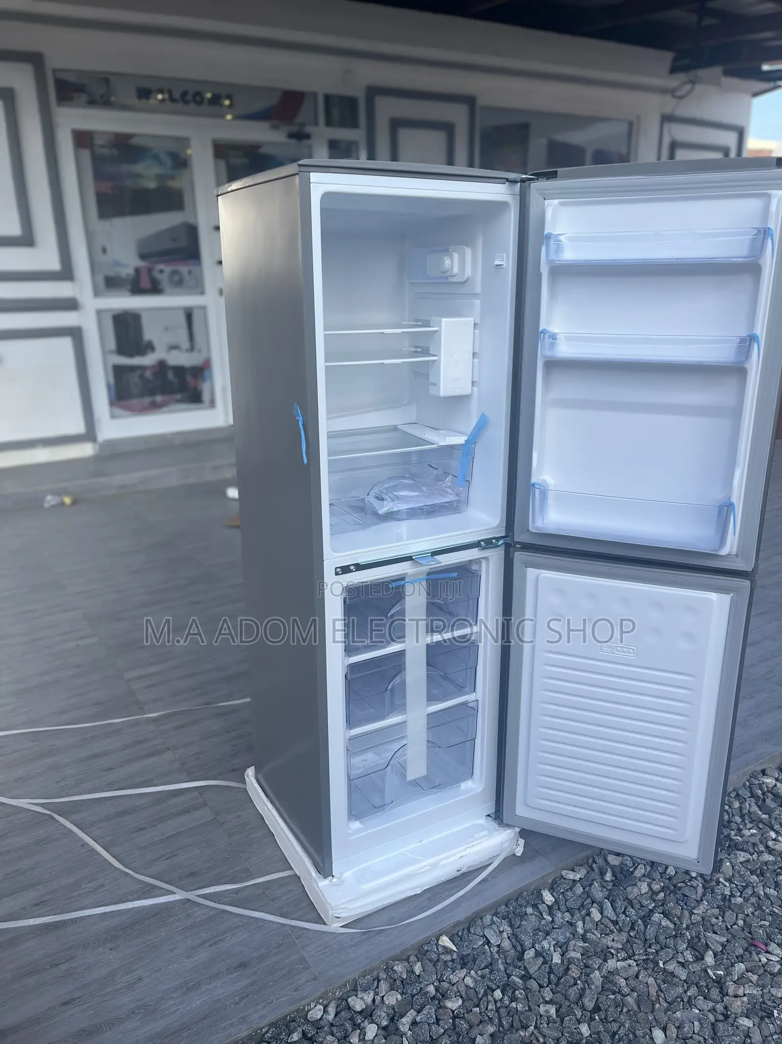 New Rainbow 140 Litres Fridge Plus Bottom Freezer