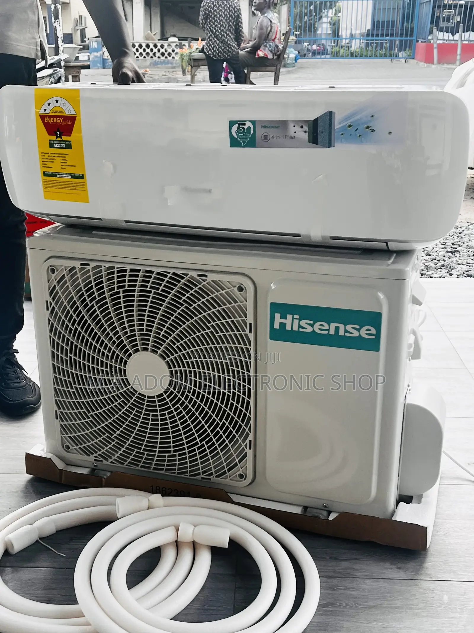 4in1 Hisense 1.5 R410 Gas Ac