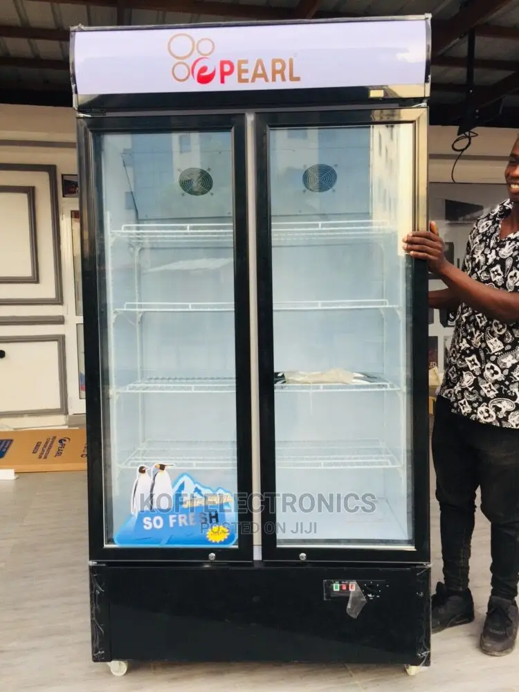 Pearl 568liters Double Door Display Fridge / Beverage Cooler