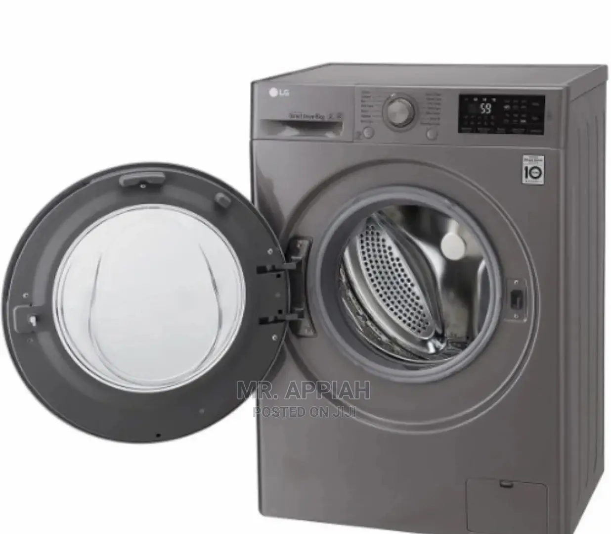 LGF2J5NNP7S Front Load Washing Machine Inverter Direct Drive