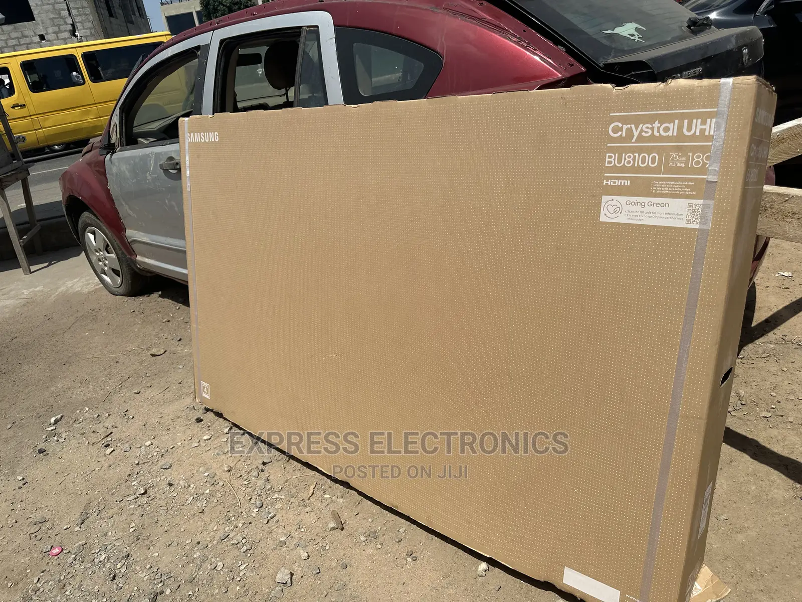 Inbuilt Voice Assistant 75”(2022)Model Samsung UHD Tv