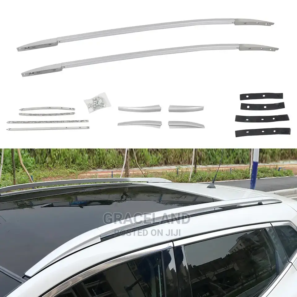 Roof Rack Side Rails Bars Luggage Holder Aluminum Alloy