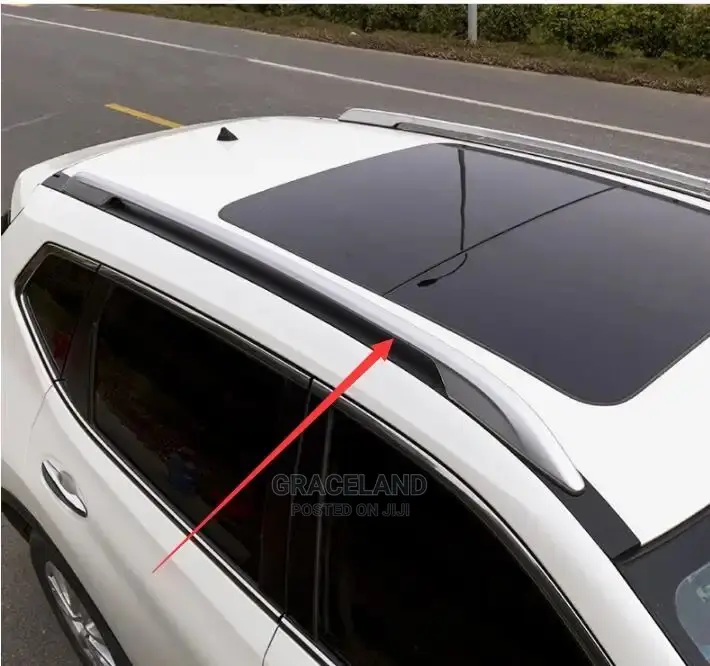 Roof Rack Side Rails Bars Luggage Holder Aluminum Alloy