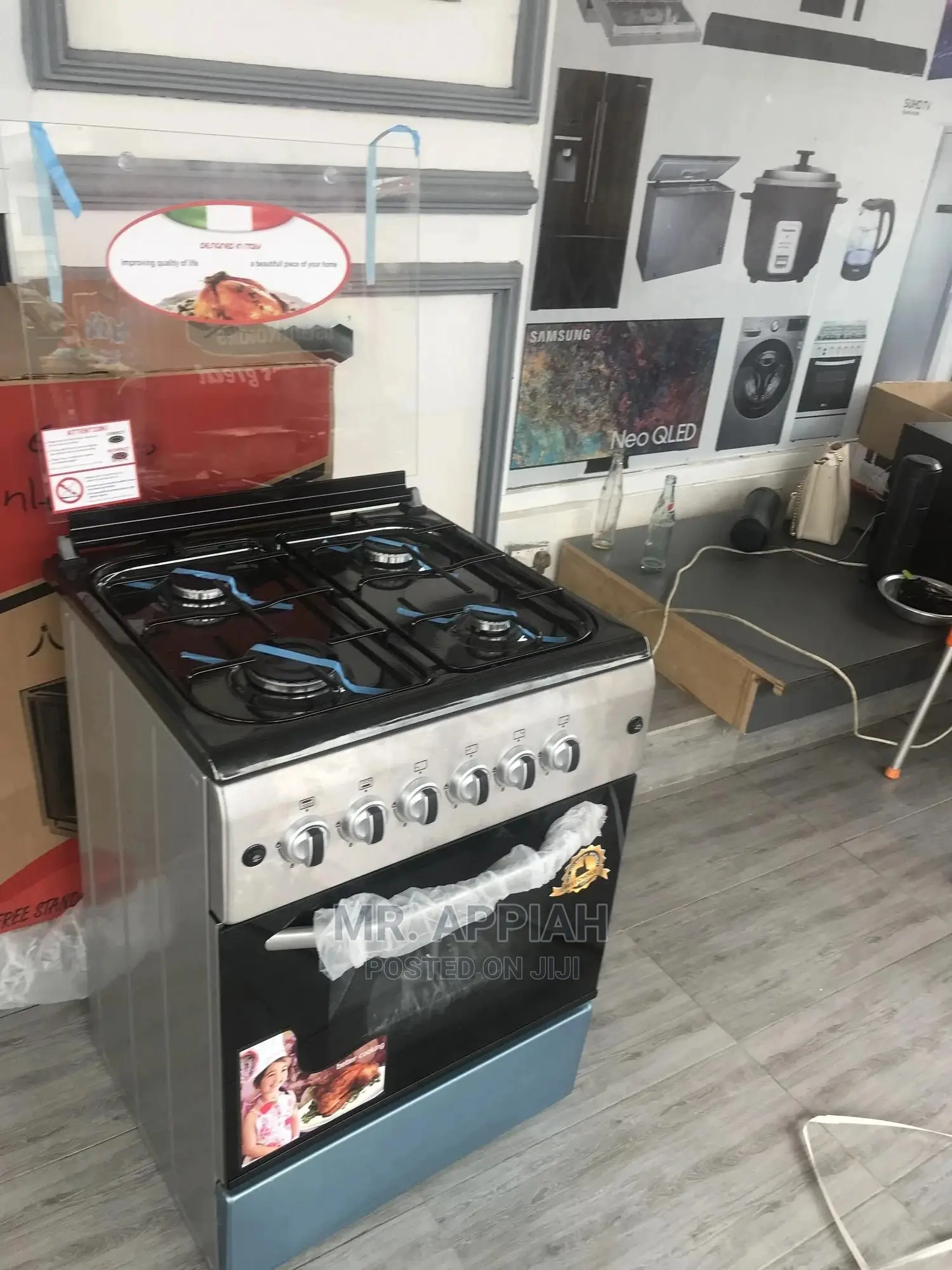 Brand New 50x60 ( New Line) Ferre 4 Burner Gas Cooker