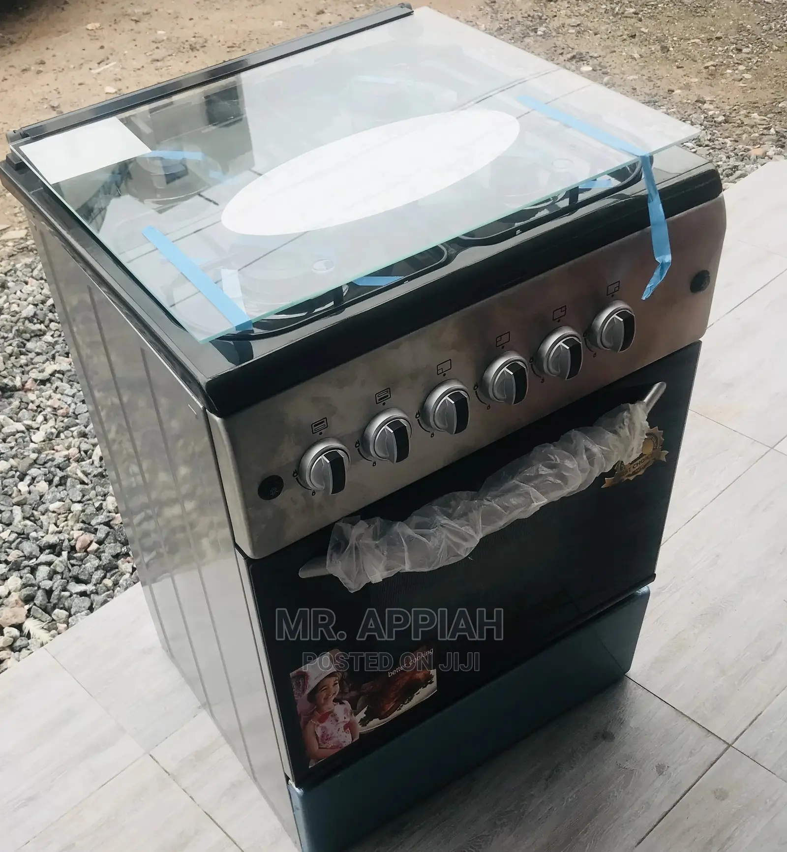 Volcano 50×60 Free Standing 4 Burner Gas Cooker With Oven