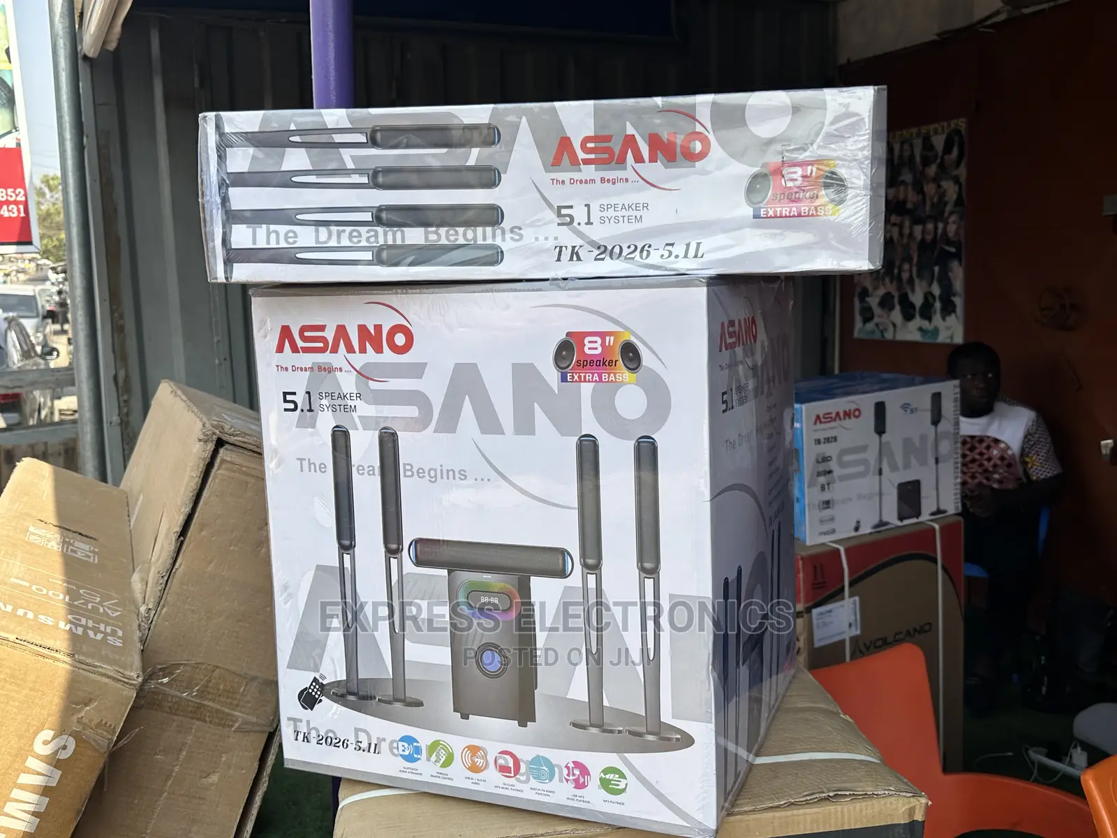Mesmeric Newly Sealed Soundbar Asano TK-2026 Black