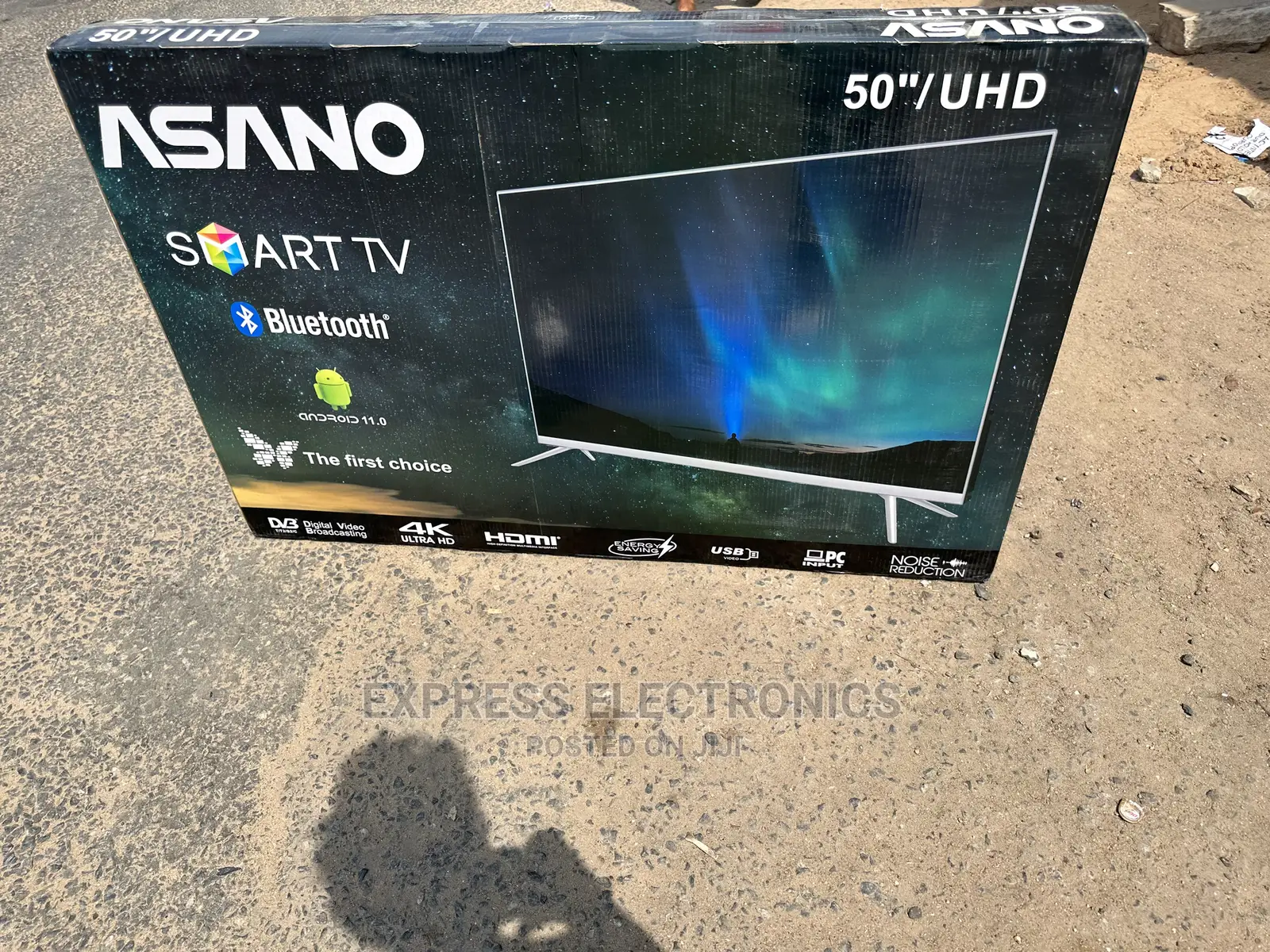 Mesmeric Newly Sealed Android 50”Uhd Asano Smart T.