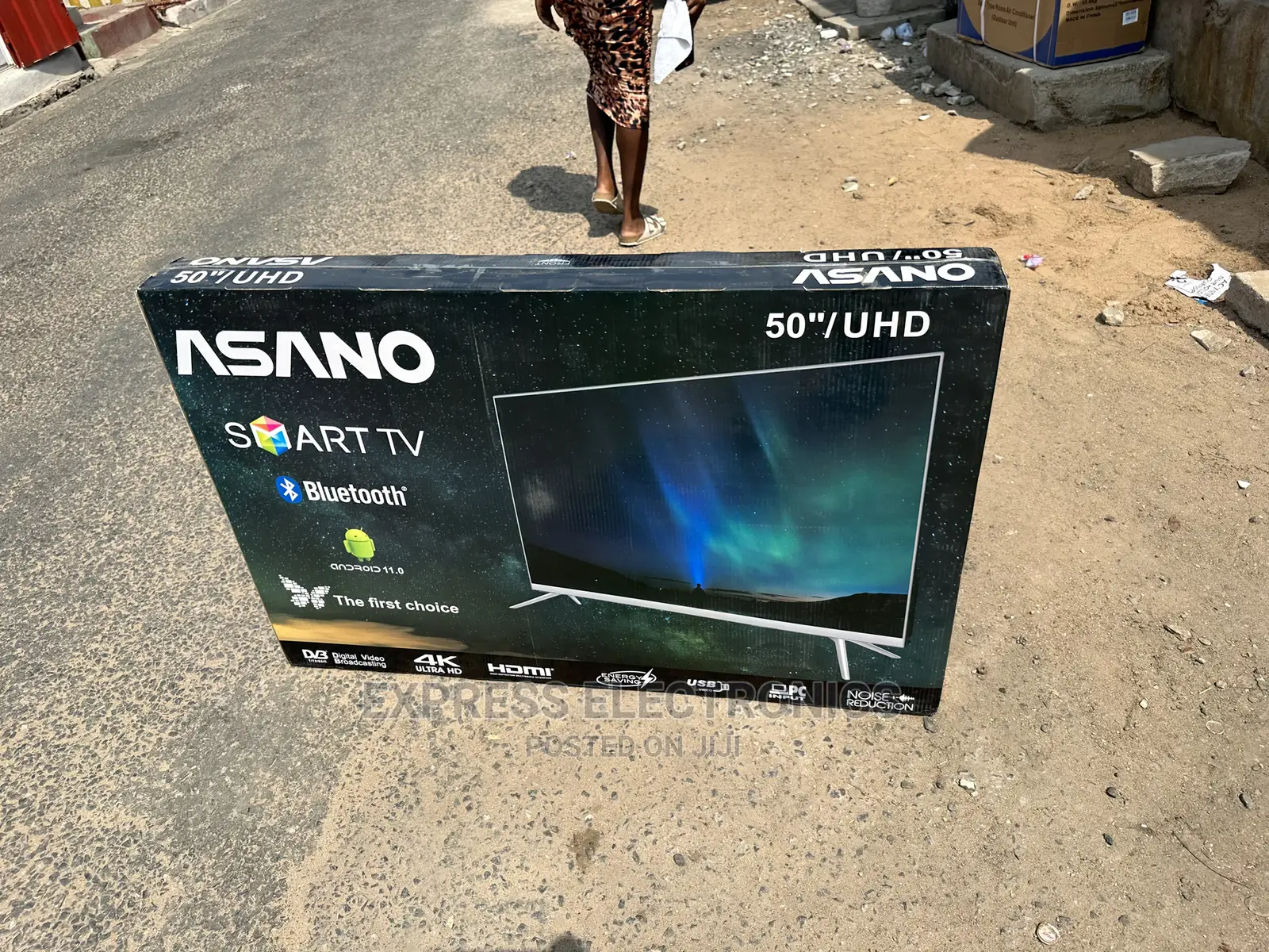 Mesmeric Newly Sealed Android 50”Uhd Asano Smart T.