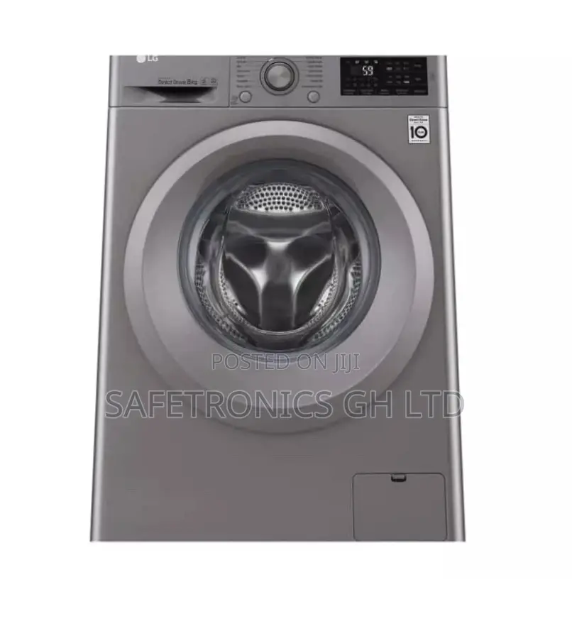 LG Front Load 8kg, Washing Machine Inverter Direct Drive