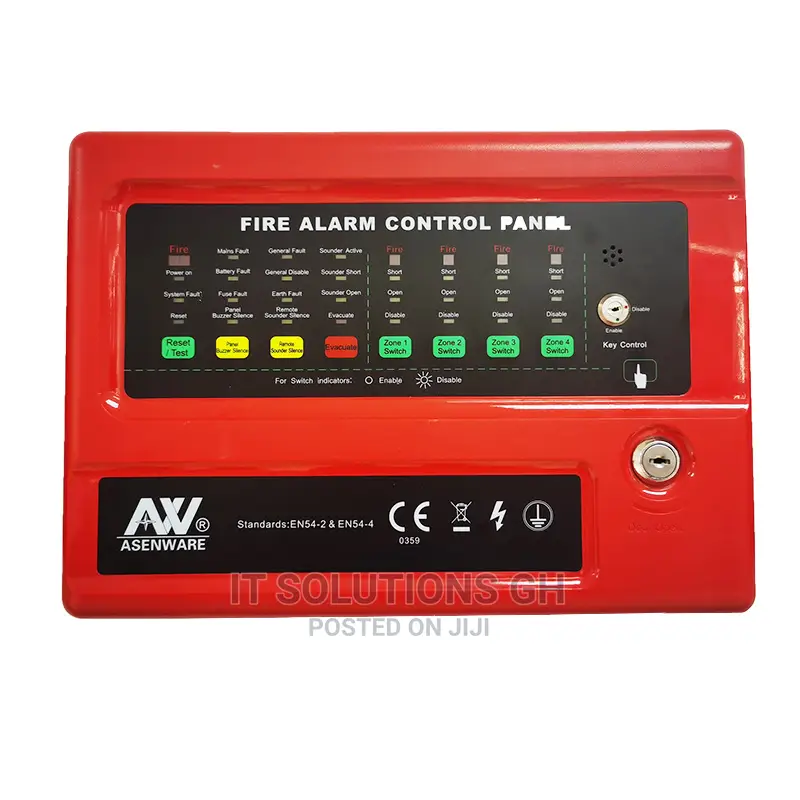 4 Zone Fire Alarm Control Panel Aw-Cfp2166-4-8
