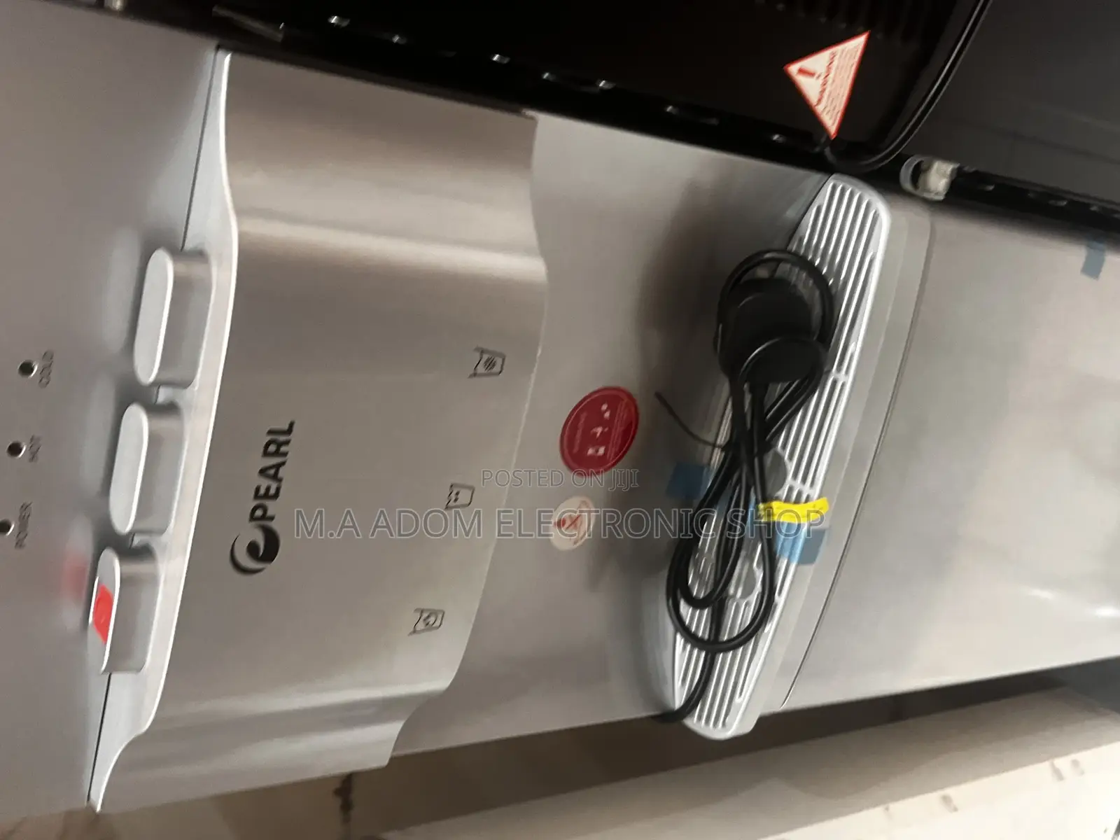 Newest Pearl Water Dispenser Withfridge – Silver PWD-1009FSL