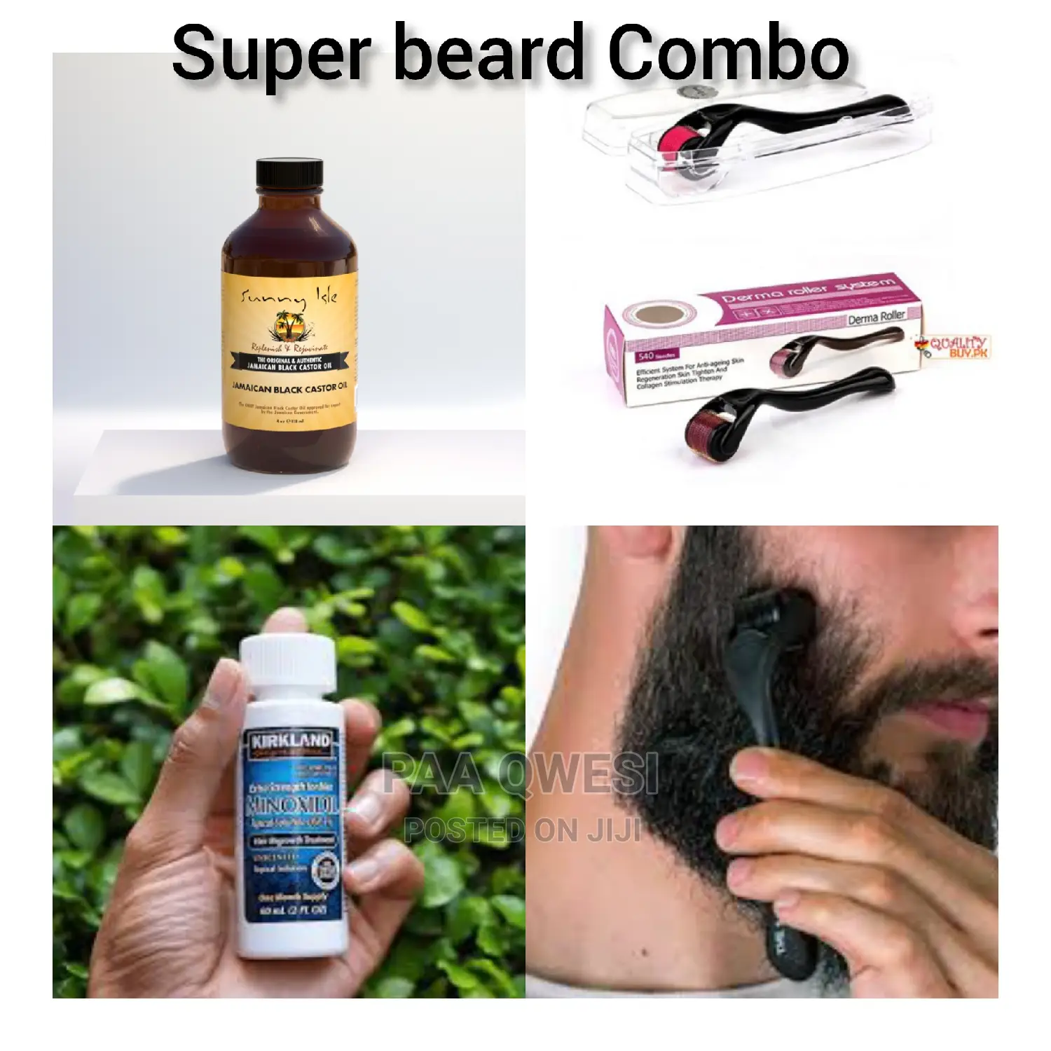 Kirkland ,Derma Roller,Castor Oil(Super Fast)