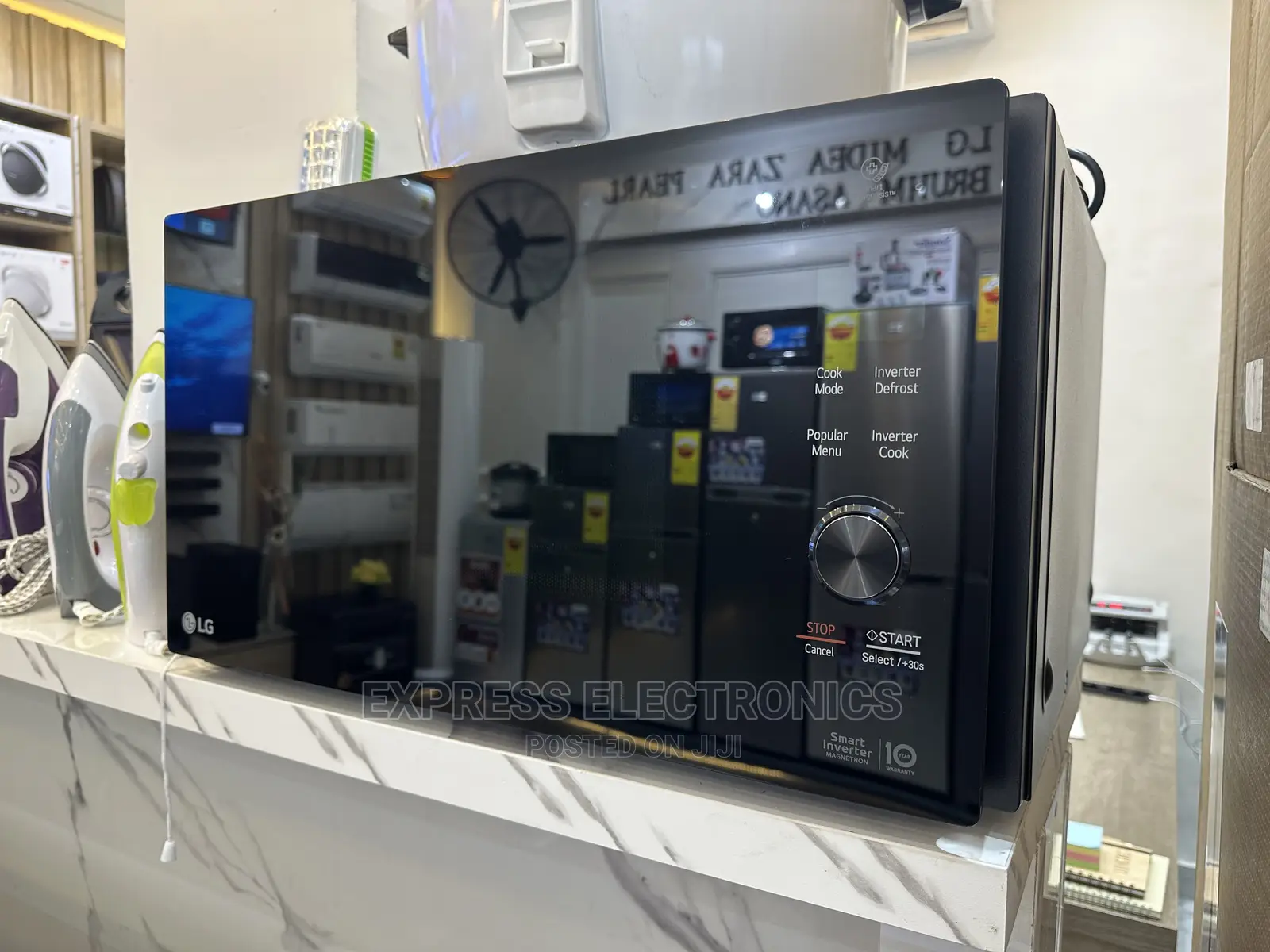 Microwave Oven 42L, Smart Inverter, Even Heating Stainless