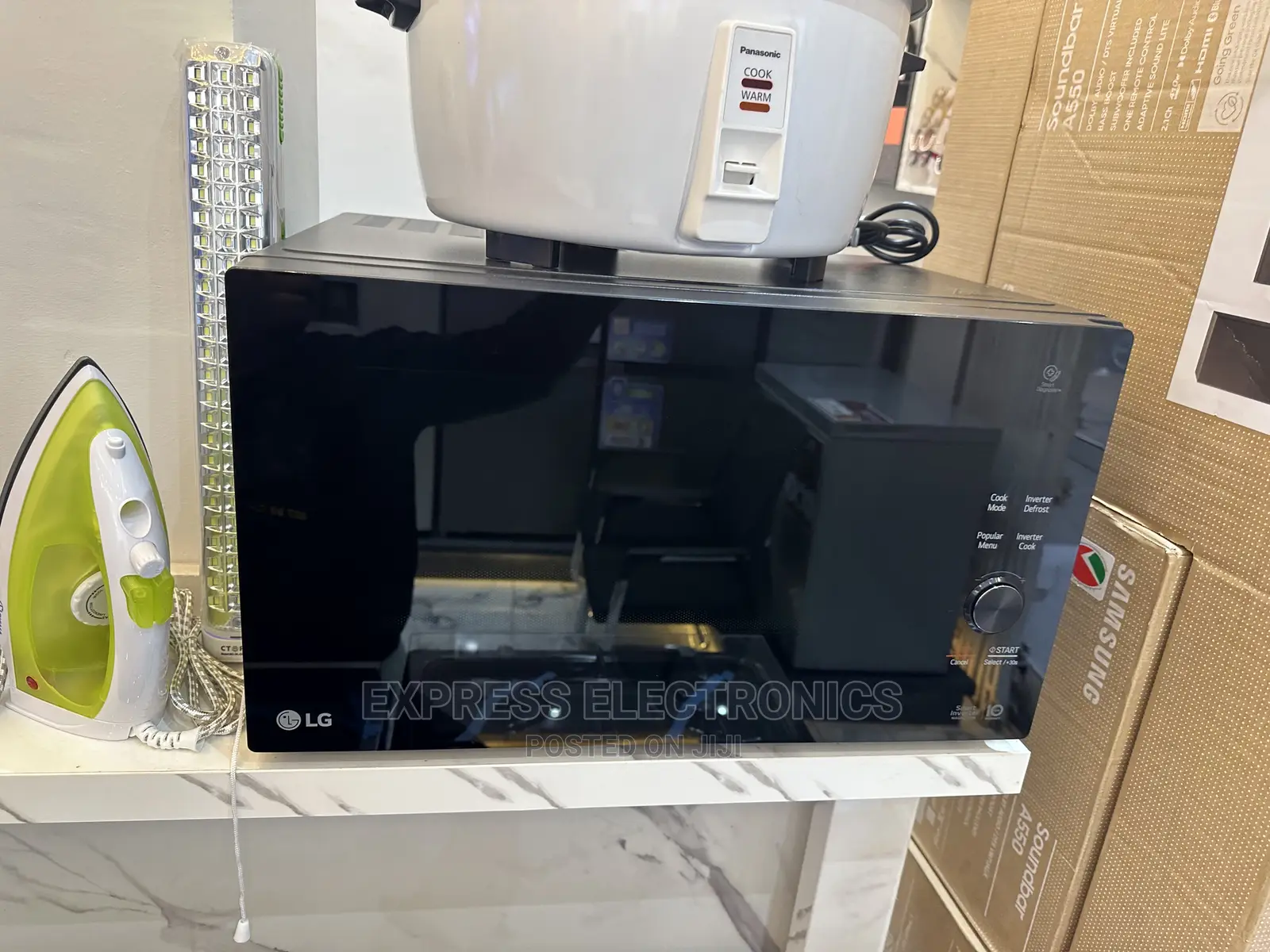 Easy Clean, Stainless Color LG MH8265DIS Microwave Oven