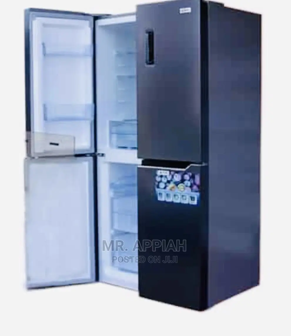 Pearl 337ltr Side by Side Fridge Bottom Freezer PF-550BSS