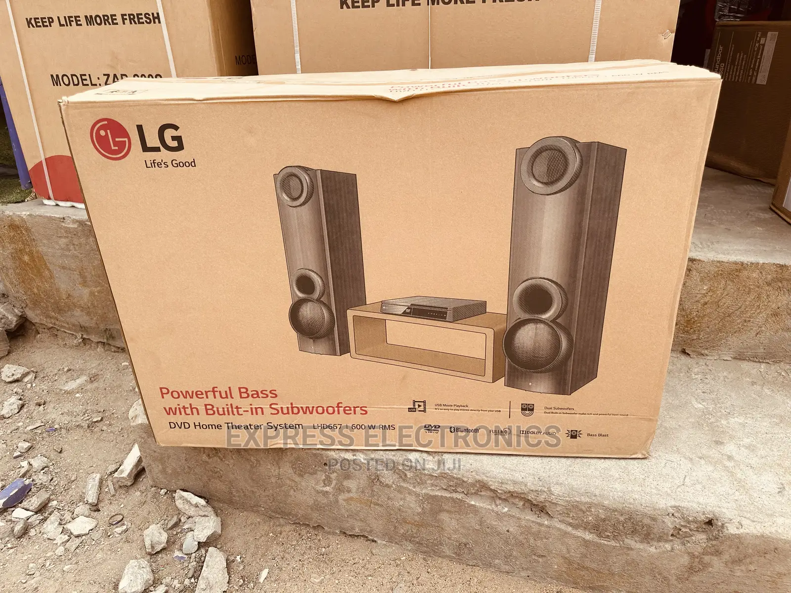 Unless Your Inner Pop Star  With Home Theater LG LHD667T