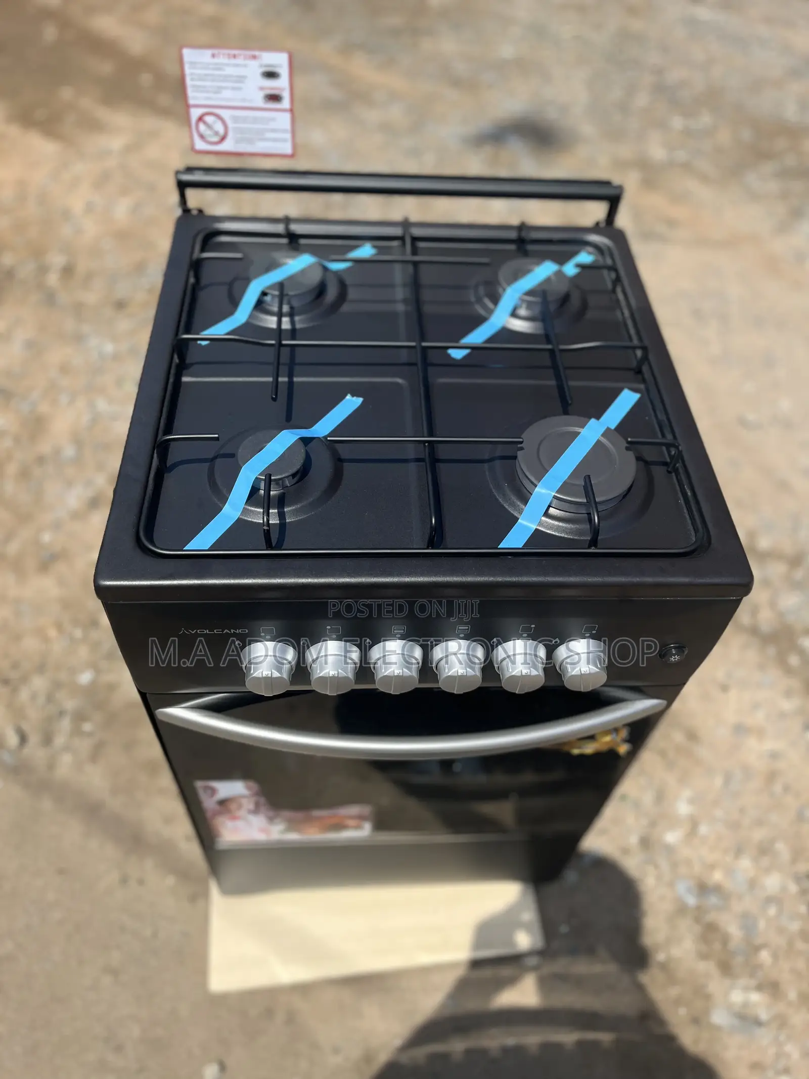 Very Easy to Clean 4 Burner Gas Cooker