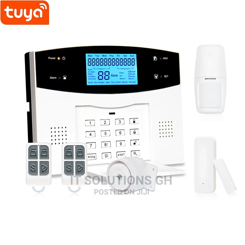 Wireless Alarm System Panel With WIFI/GSM/PSTN – TUYA APP