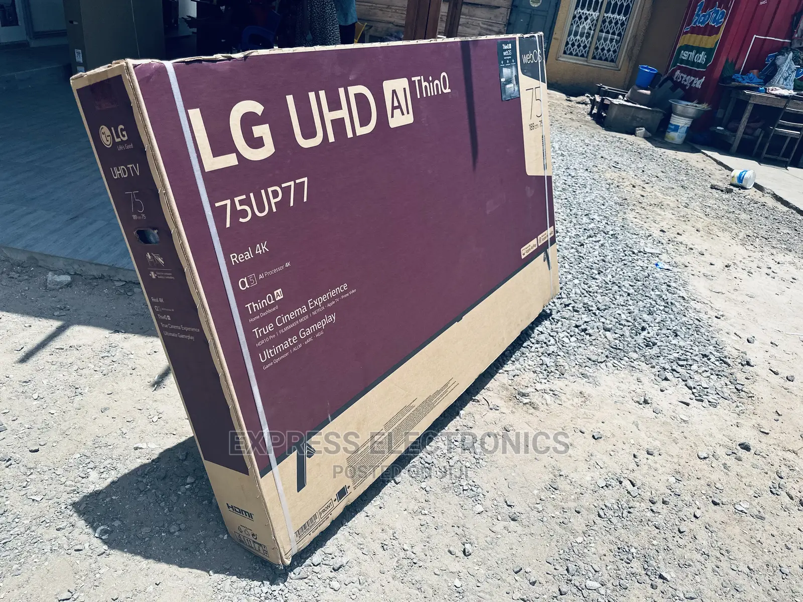 Video and Picture Quality Ai Upscaling 75”Up77 LG Uhd 