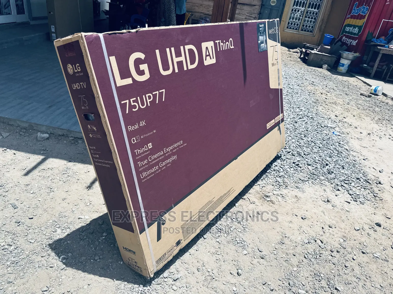 Video and Picture Quality Ai Upscaling 75”Up77 LG Uhd 