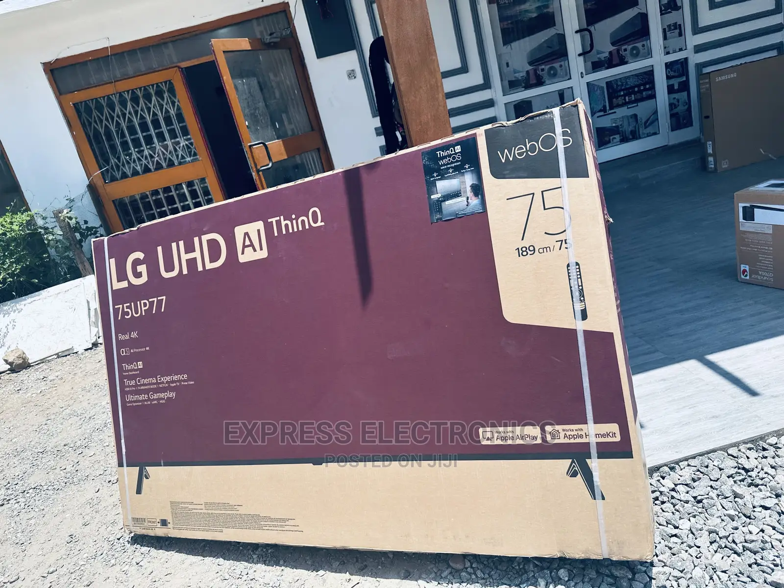 More Like a Magic Wand Up77 75”UHD Smart LG Tv