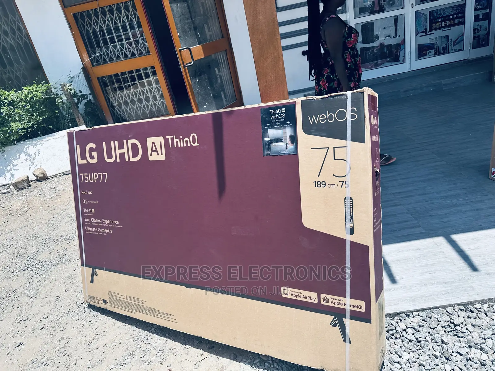 More Like a Magic Wand Up77 75”UHD Smart LG Tv